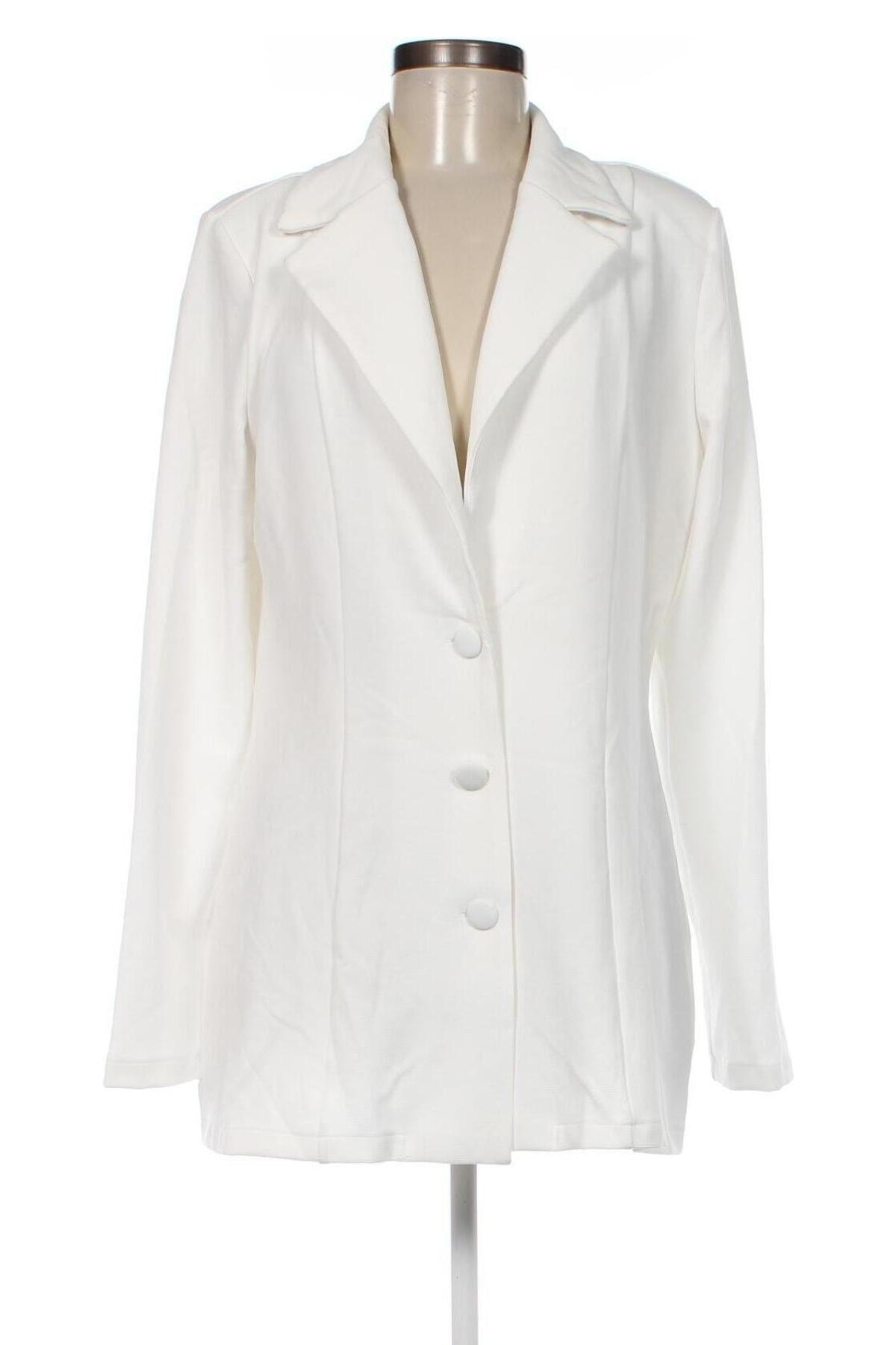 Дамско сако SHEIN, Размер L, Цвят Бял, Цена 44,00 лв.