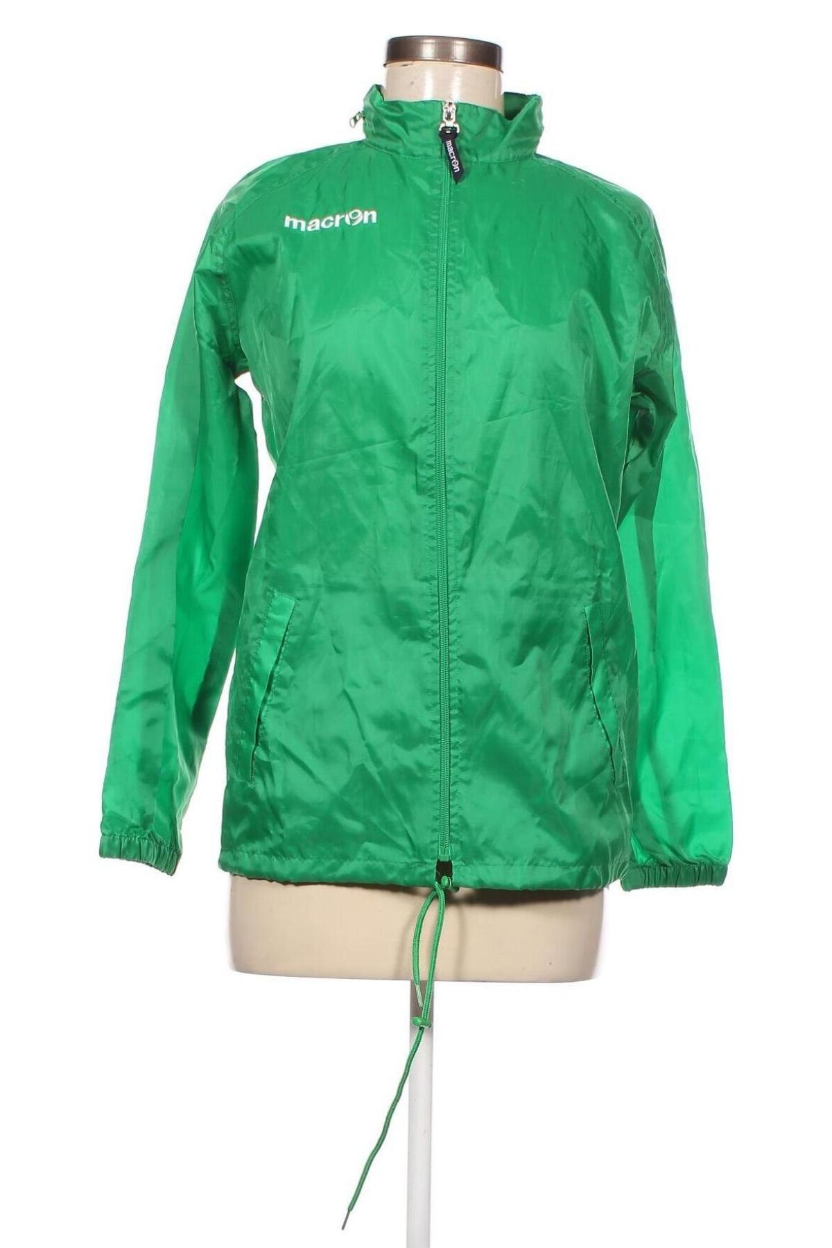 Γυναικείο μπουφάν αθλητικό Macron, Μέγεθος XS, Χρώμα Πράσινο, Τιμή 26,60 €