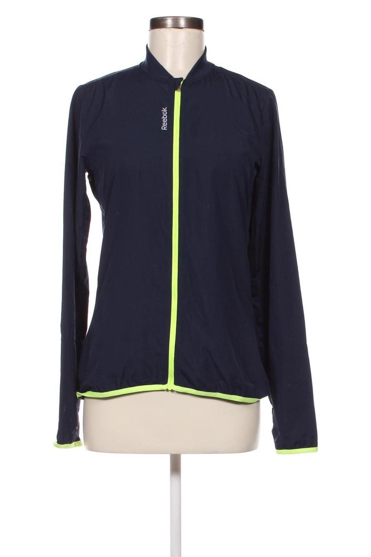 Γυναικείο μπουφάν αθλητικό Reebok, Μέγεθος S, Χρώμα Μπλέ, Τιμή 35,88 €