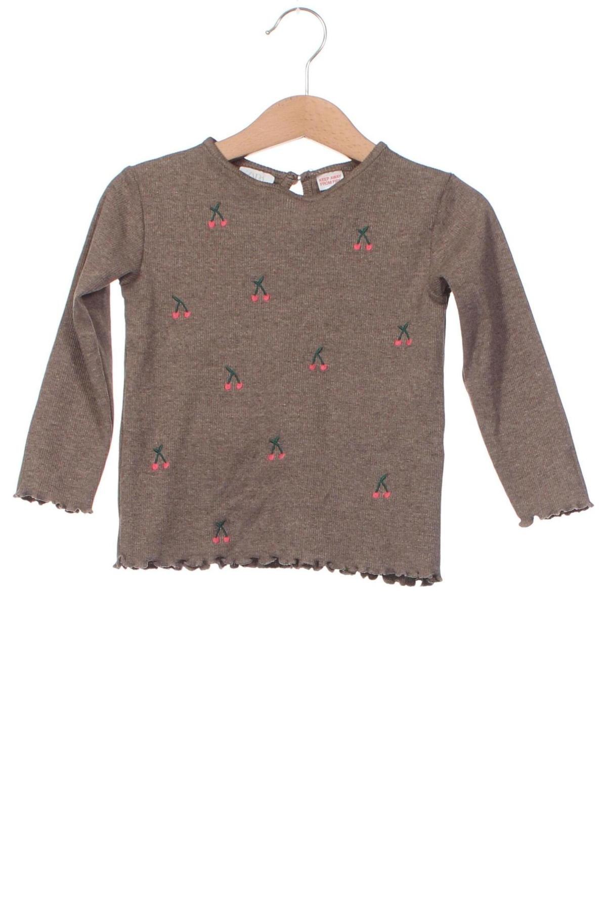 Παιδική μπλούζα Zara, Μέγεθος 18-24m/ 86-98 εκ., Χρώμα  Μπέζ, Τιμή 7,67 €