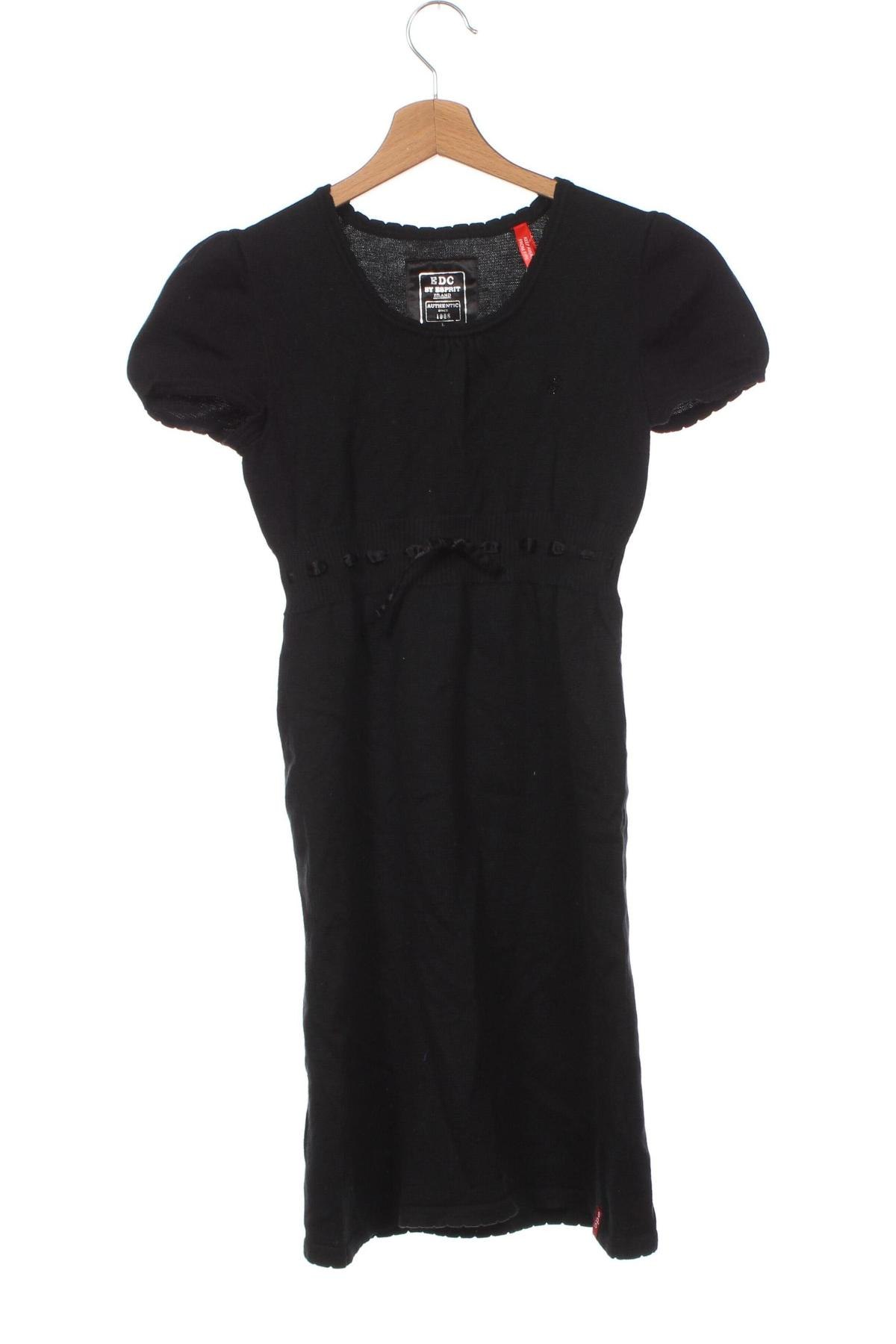 Detské šaty  Edc By Esprit, Veľkosť 14-15y/ 168-170 cm, Farba Čierna, Cena  3,83 €