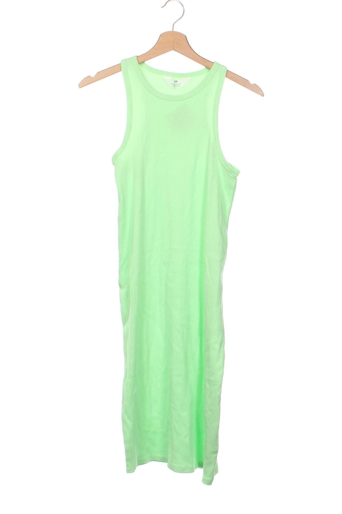 Детска рокля H&M, Размер 14-15y/ 168-170 см, Цвят Зелен, Цена 24,00 лв.