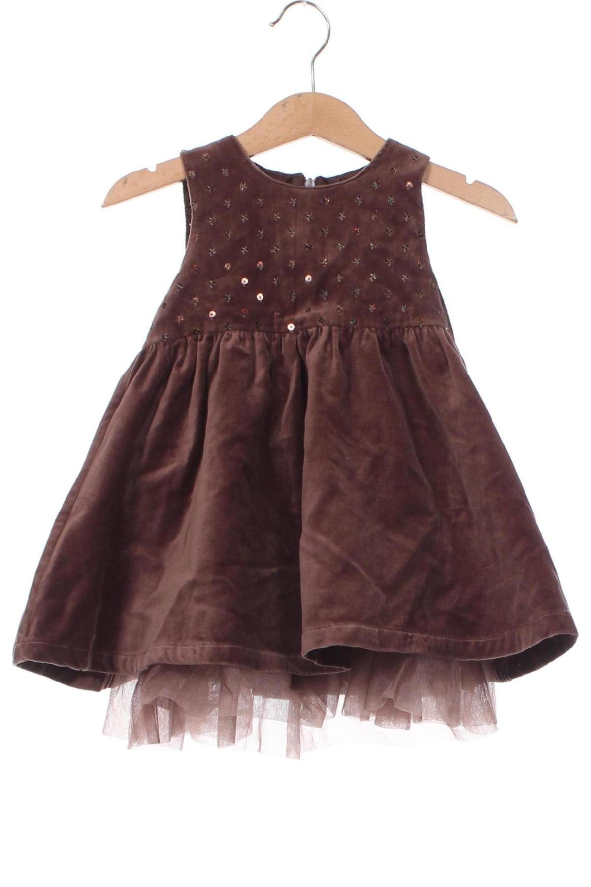 Dětské šaty  Reserved, Velikost 6-9m/ 68-74 cm, Barva Hnědá, Cena  330,00 Kč