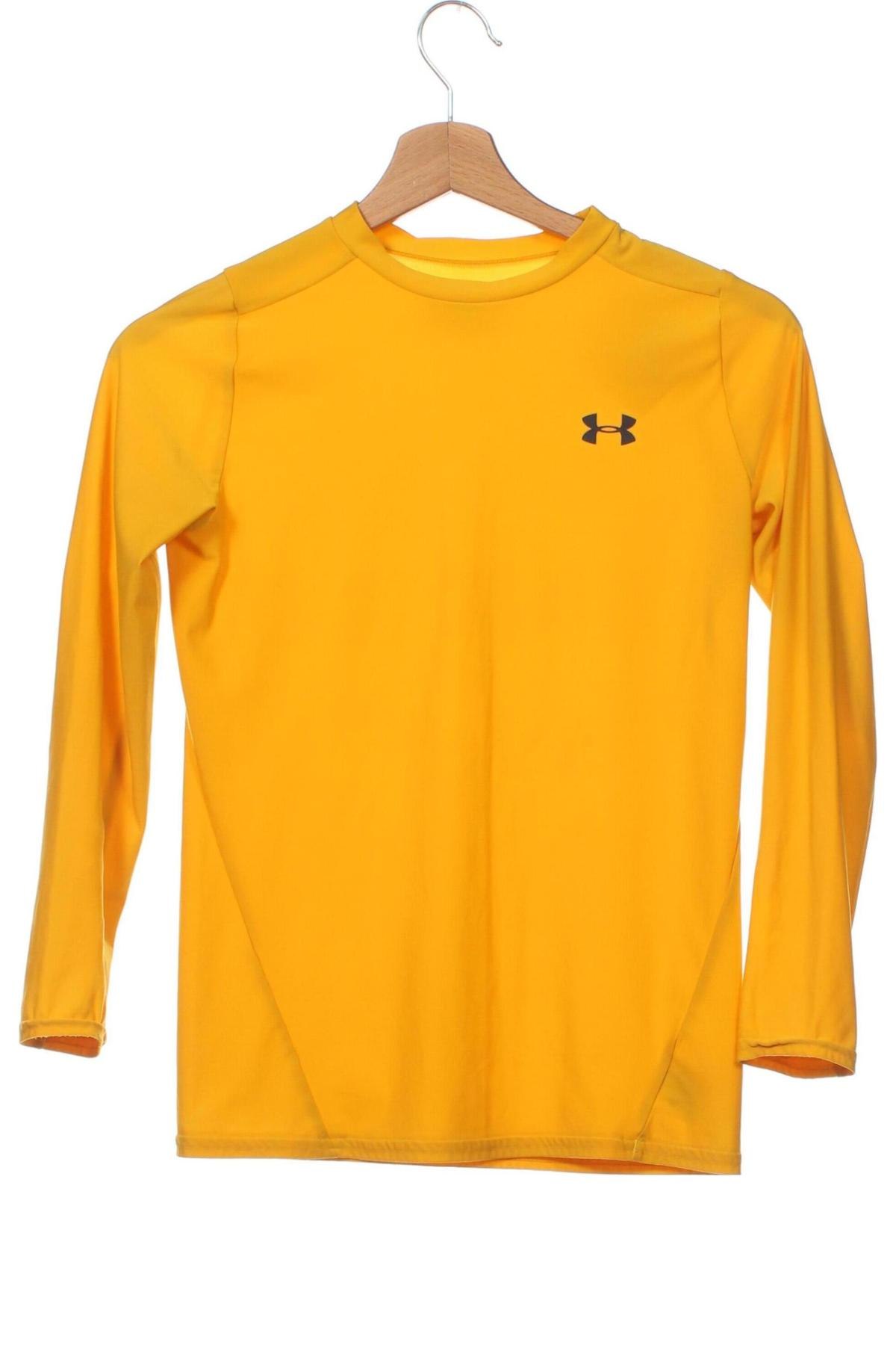 Детска спортна блуза Under Armour, Размер 12-13y/ 158-164 см, Цвят Жълт, Цена 72,60 лв.