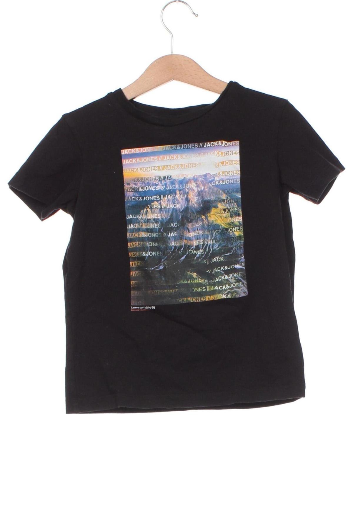 Παιδικό μπλουζάκι Jack & Jones, Μέγεθος 5-6y/ 116-122 εκ., Χρώμα Μαύρο, Τιμή 11,13 €
