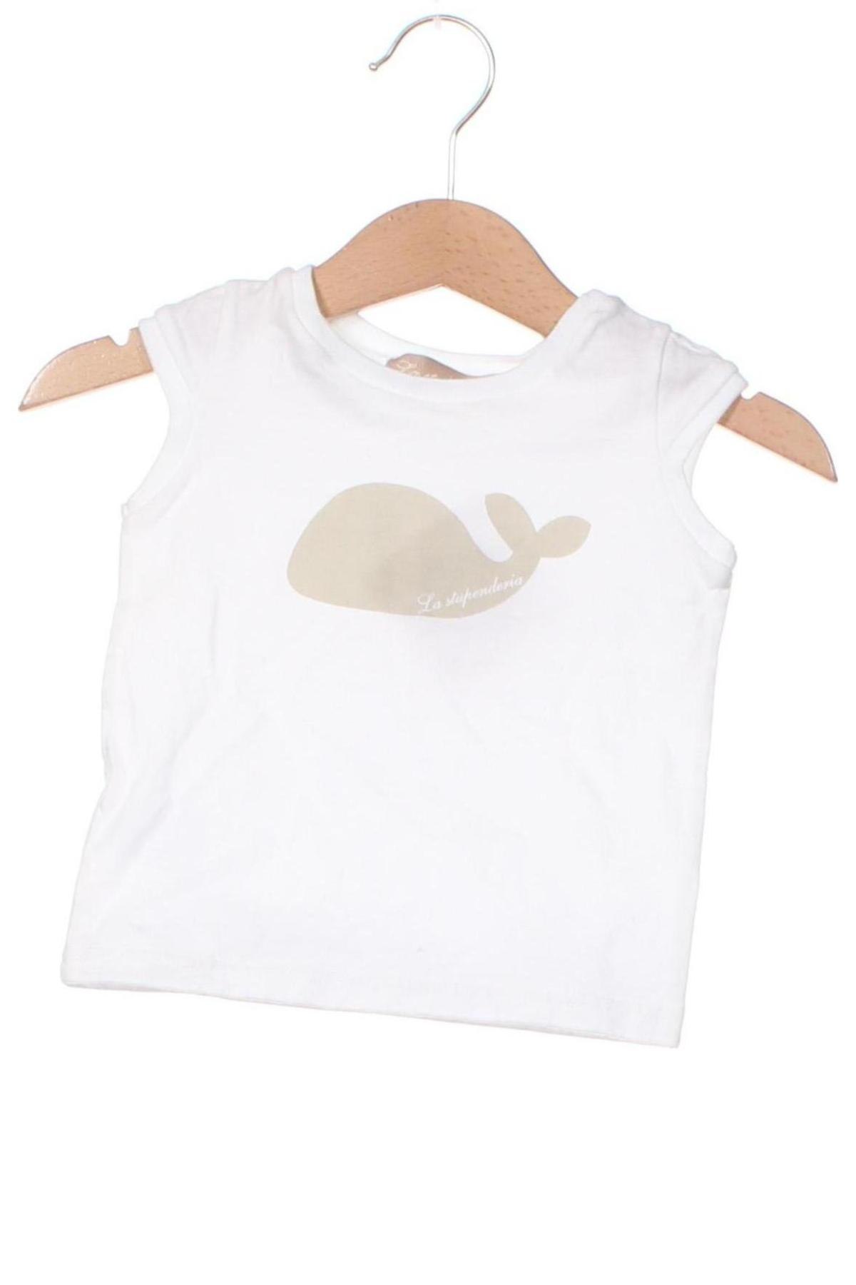 Детска тениска La stupenderia, Размер 9-12m/ 74-80 см, Цвят Бял, Цена 16,00 лв.