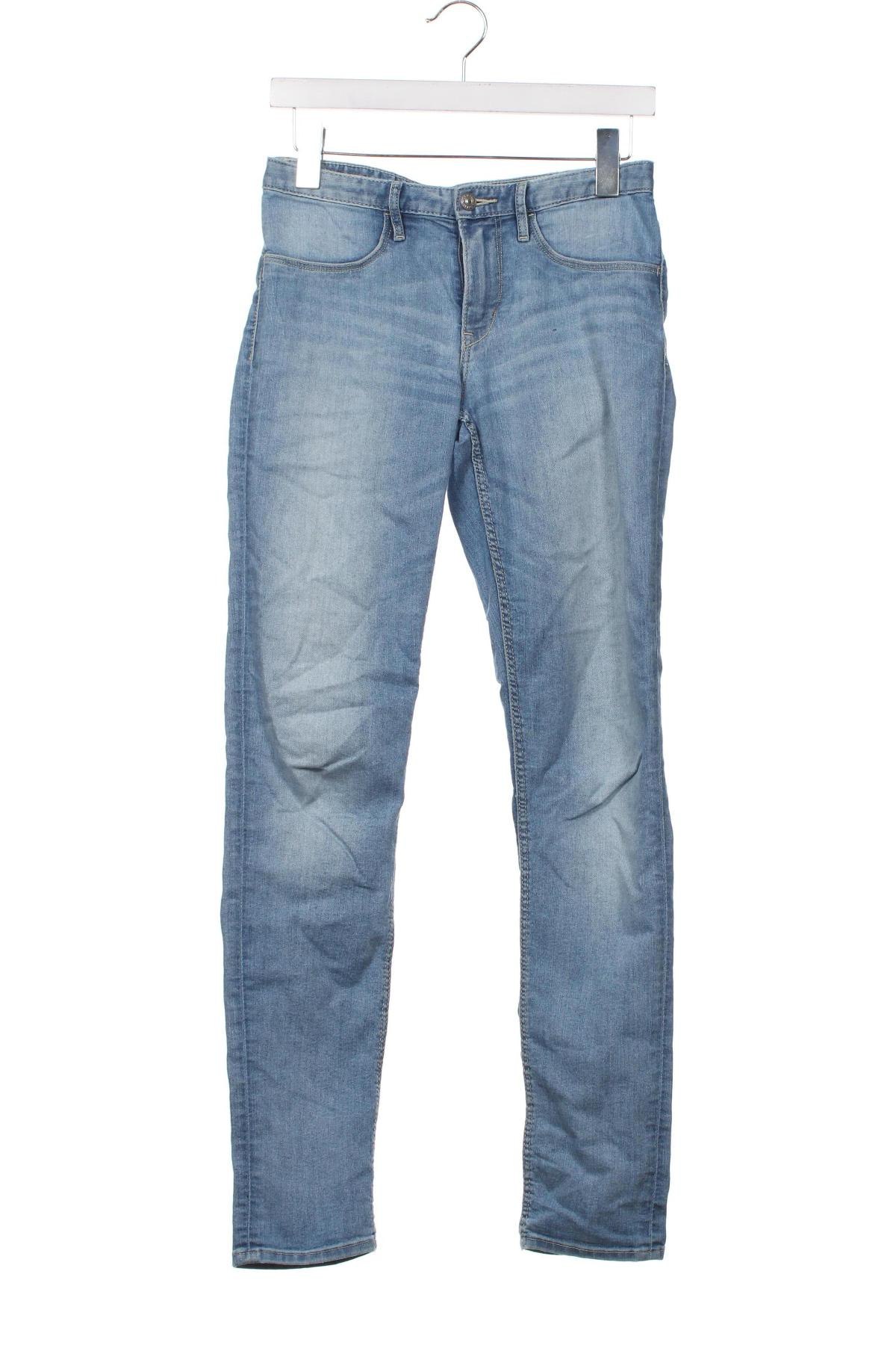 Dziecięce jeansy H&M, Rozmiar 14-15y/ 168-170 cm, Kolor Niebieski, Cena 11,52 zł