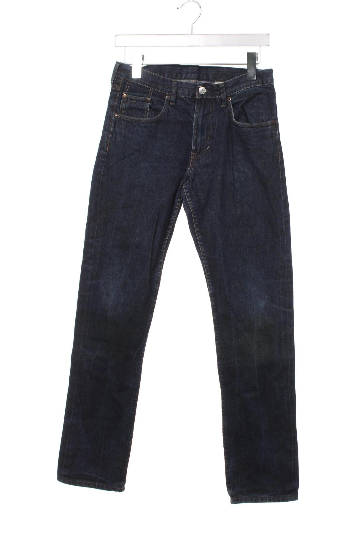 Dětské džíny  H&M, Velikost 13-14y/ 164-168 cm, Barva Modrá, Cena  414,00 Kč