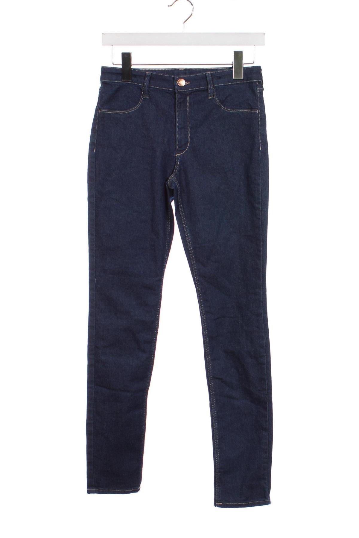 Dětské džíny  H&M, Velikost 13-14y/ 164-168 cm, Barva Modrá, Cena  83,00 Kč