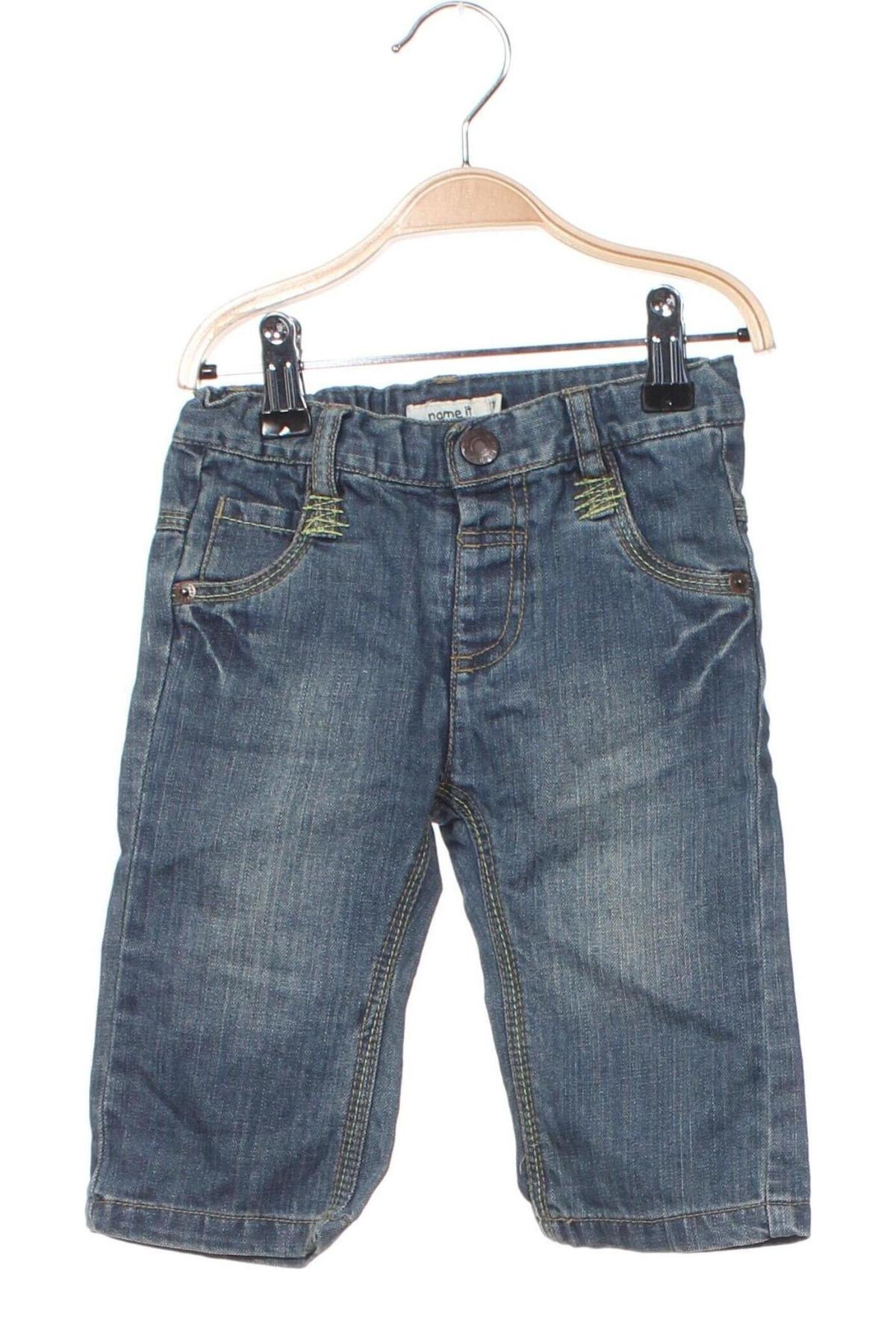 Dziecięce jeansy Name It, Rozmiar 9-12m/ 74-80 cm, Kolor Niebieski, Cena 20,60 zł