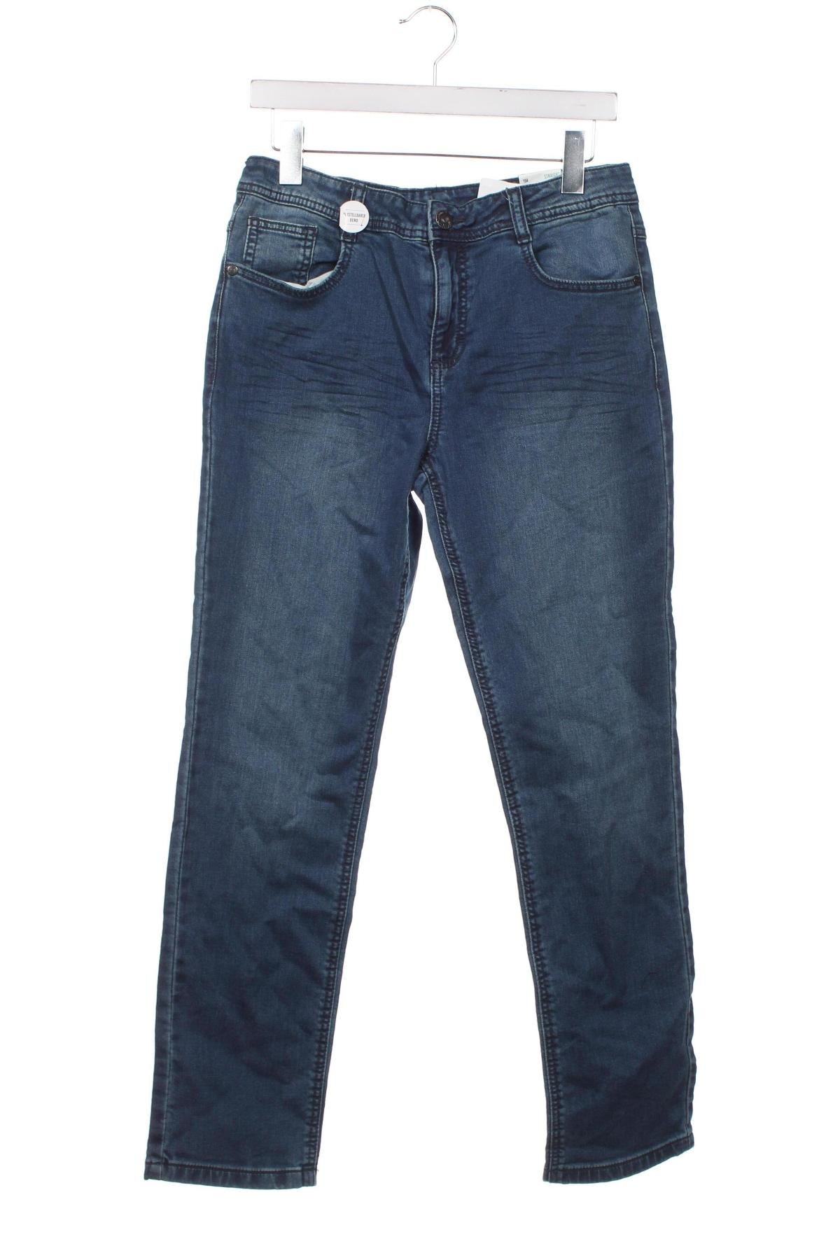 Dziecięce jeansy Yigga, Rozmiar 13-14y/ 164-168 cm, Kolor Niebieski, Cena 52,62 zł