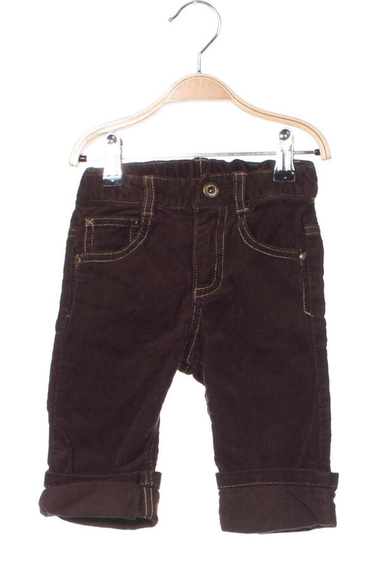 Pantaloni de catifea reiată, pentru copii H&M, Mărime 3-6m/ 62-68 cm, Culoare Maro, Preț 7,90 Lei