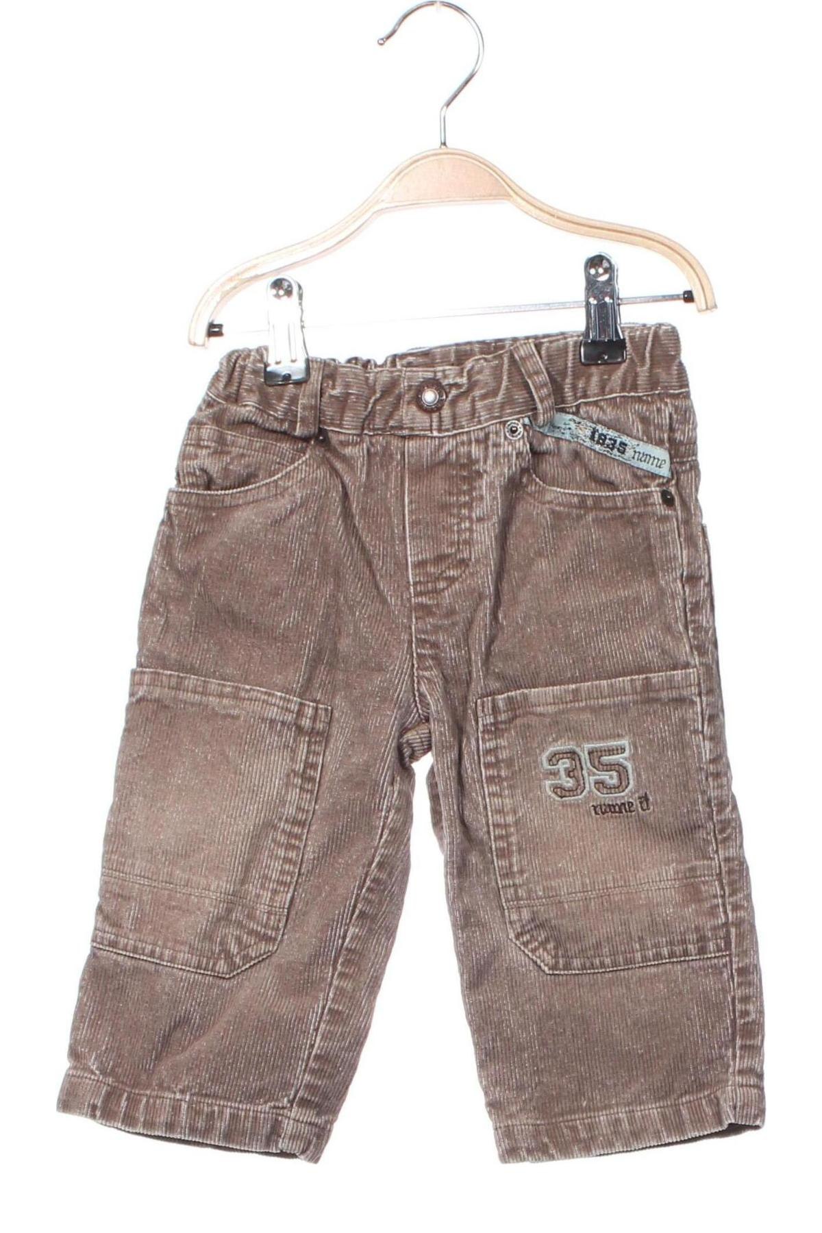 Детски джинси Name It, Размер 9-12m/ 74-80 см, Цвят Бежов, Цена 3,38 лв.
