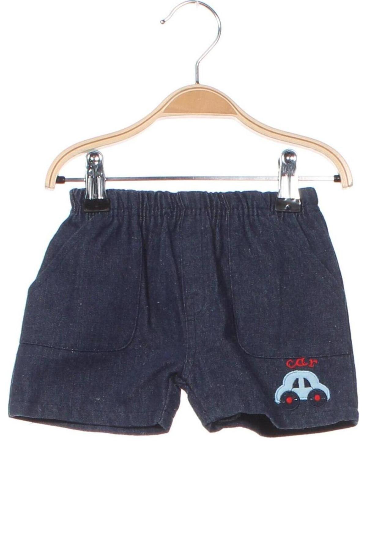 Pantaloni scurți pentru copii, Mărime 3-6m/ 62-68 cm, Culoare Albastru, Preț 7,74 Lei