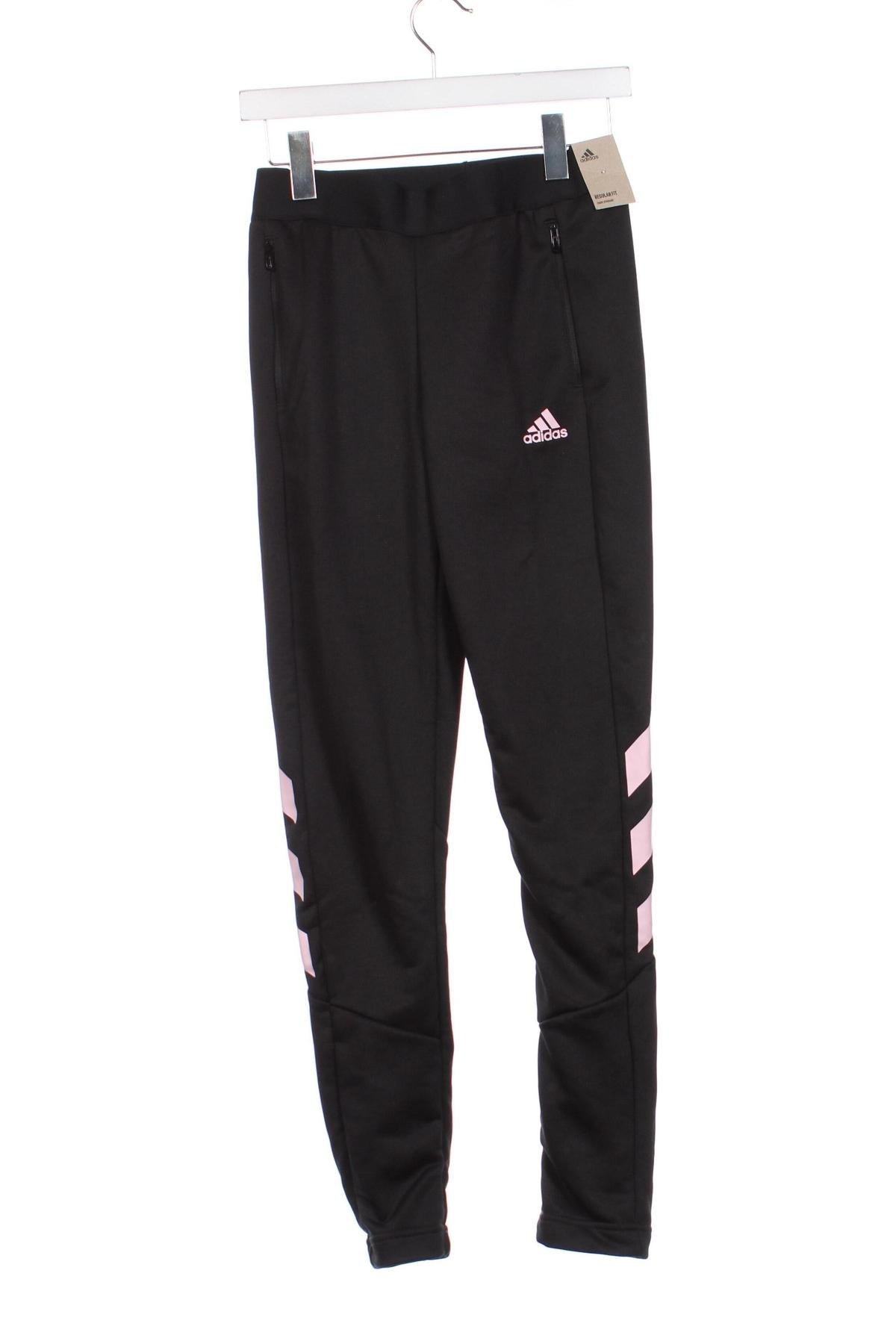 Kinder Sporthose Adidas, Größe 13-14y/ 164-168 cm, Farbe Schwarz, Preis 41,06 €