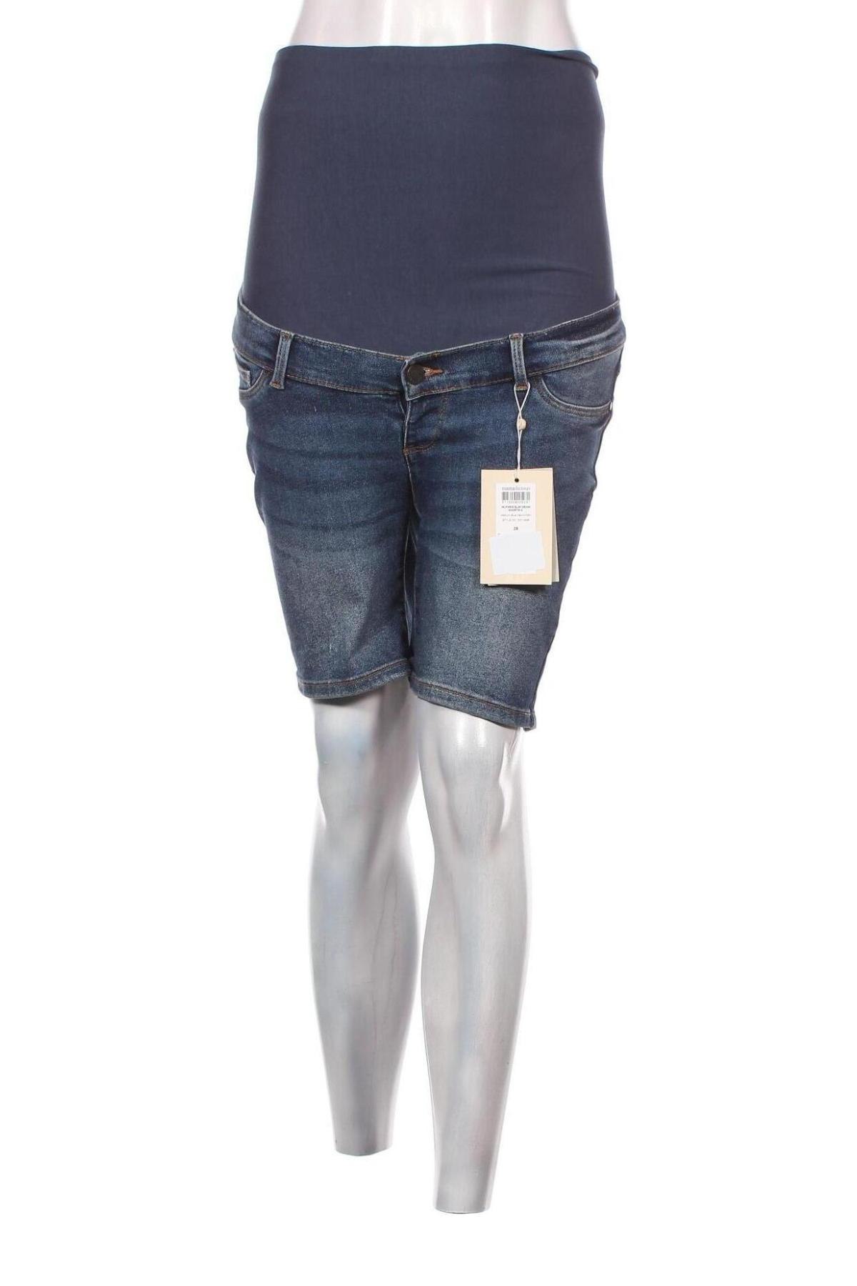 Γυναικείο κοντό παντελόνι εγκυμοσύνης Mamalicious, Μέγεθος M, Χρώμα Μπλέ, Τιμή 27,84 €
