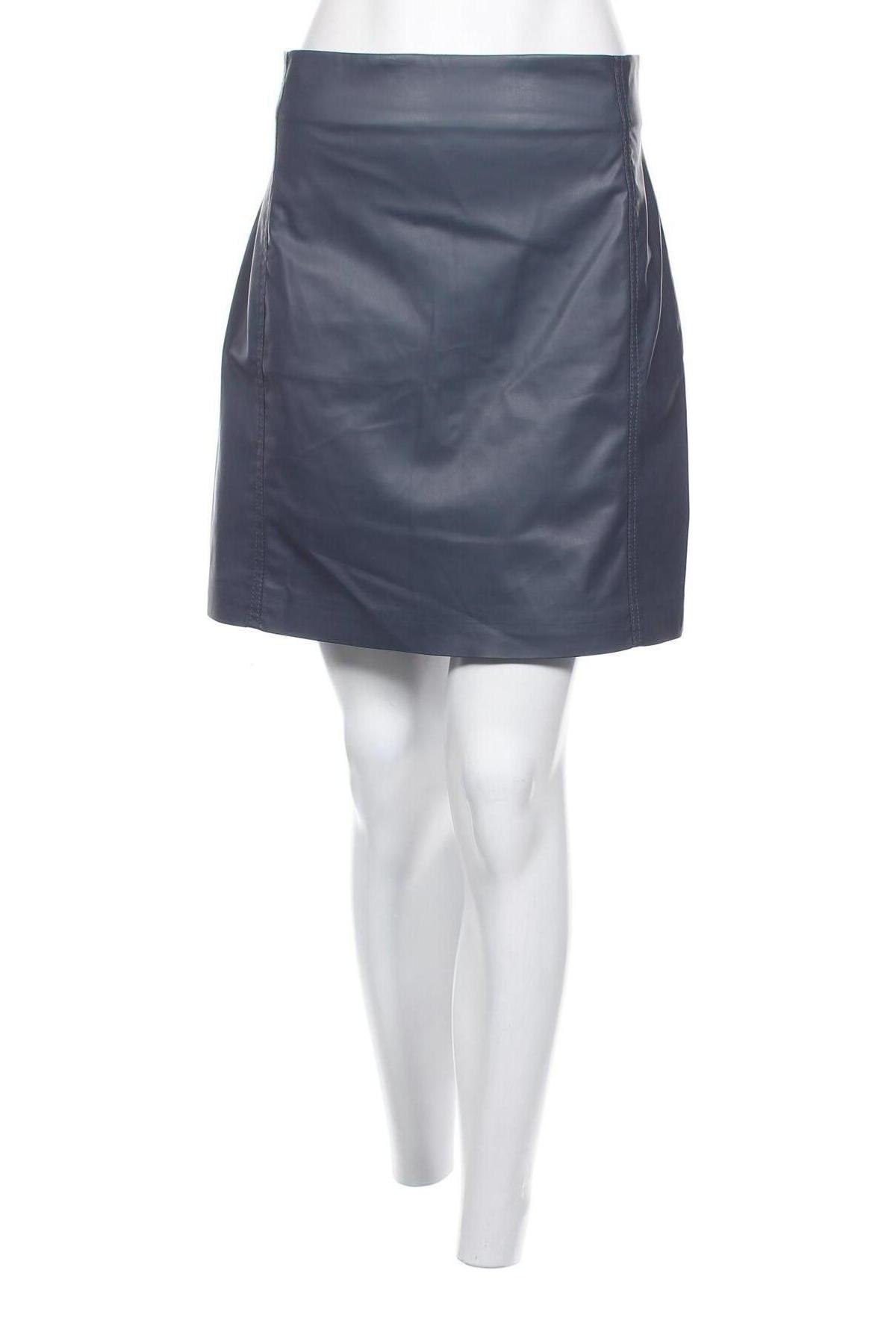 Δερμάτινη φούστα H&M, Μέγεθος XL, Χρώμα Μπλέ, Τιμή 3,23 €