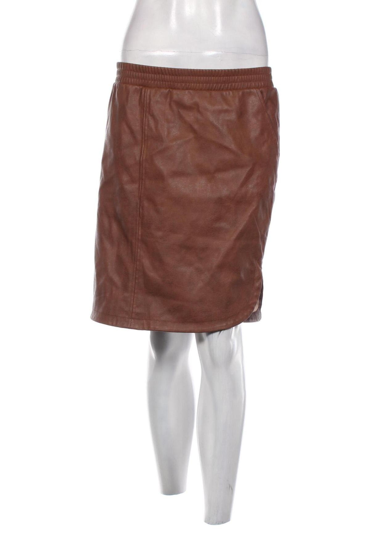 Δερμάτινη φούστα Zizzi, Μέγεθος XXL, Χρώμα Καφέ, Τιμή 5,38 €