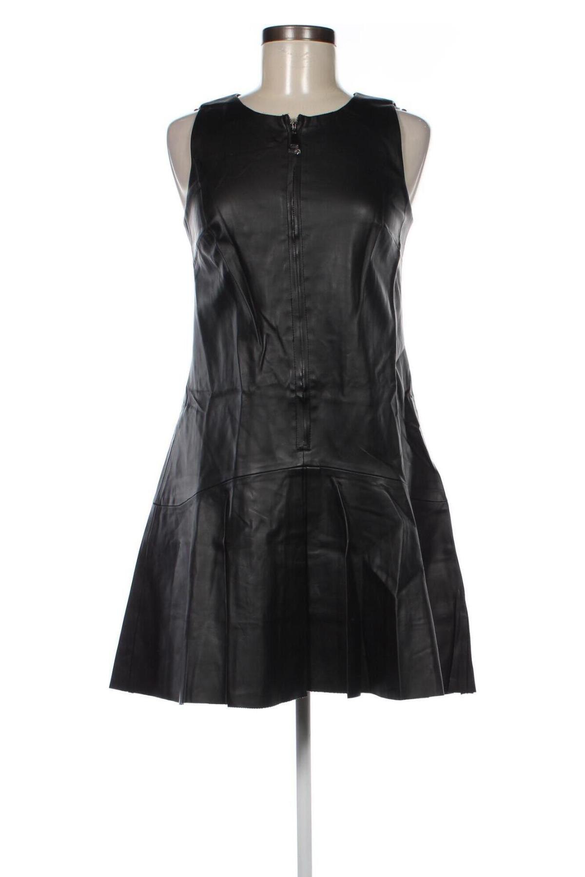 Δερμάτινο φόρεμα Funky Buddha, Μέγεθος S, Χρώμα Μαύρο, Τιμή 52,58 €