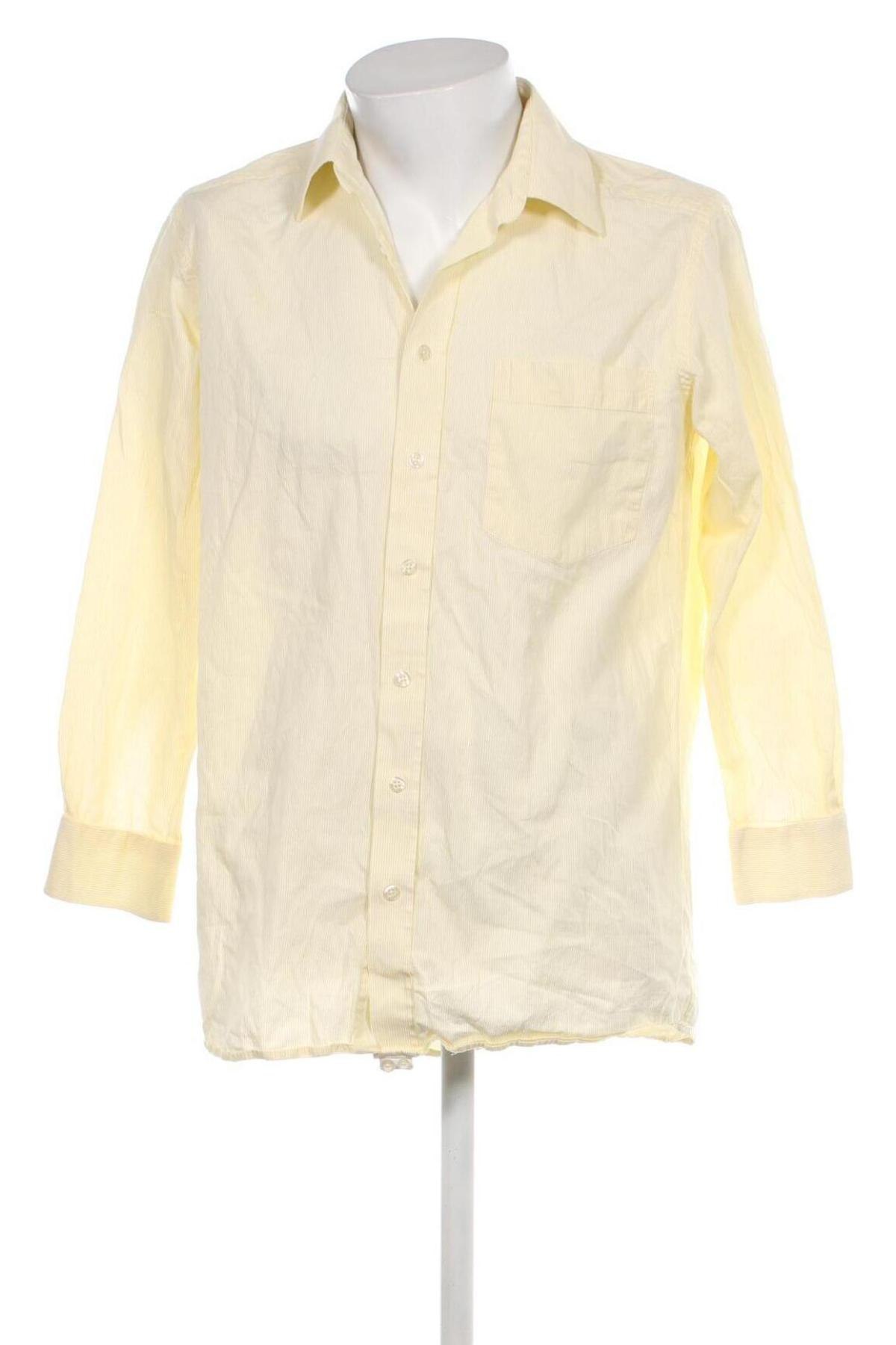 Ανδρικό πουκάμισο, Μέγεθος L, Χρώμα Κίτρινο, Τιμή 17,94 €