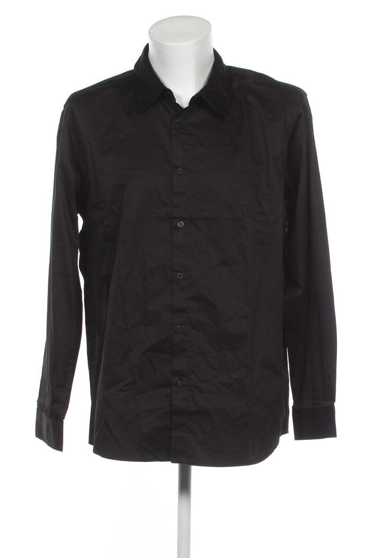 Ανδρικό πουκάμισο About you x Kevin Trapp, Μέγεθος XXL, Χρώμα Μαύρο, Τιμή 13,27 €