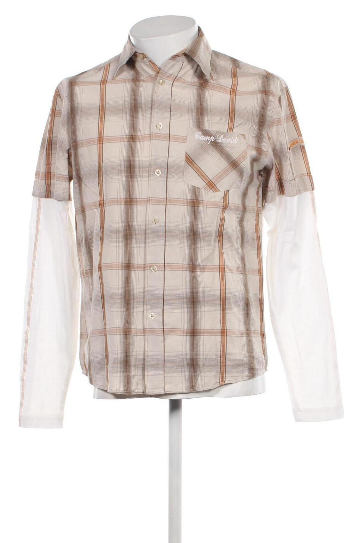 Ανδρικό πουκάμισο Camp David, Μέγεθος S, Χρώμα Πολύχρωμο, Τιμή 2,89 €