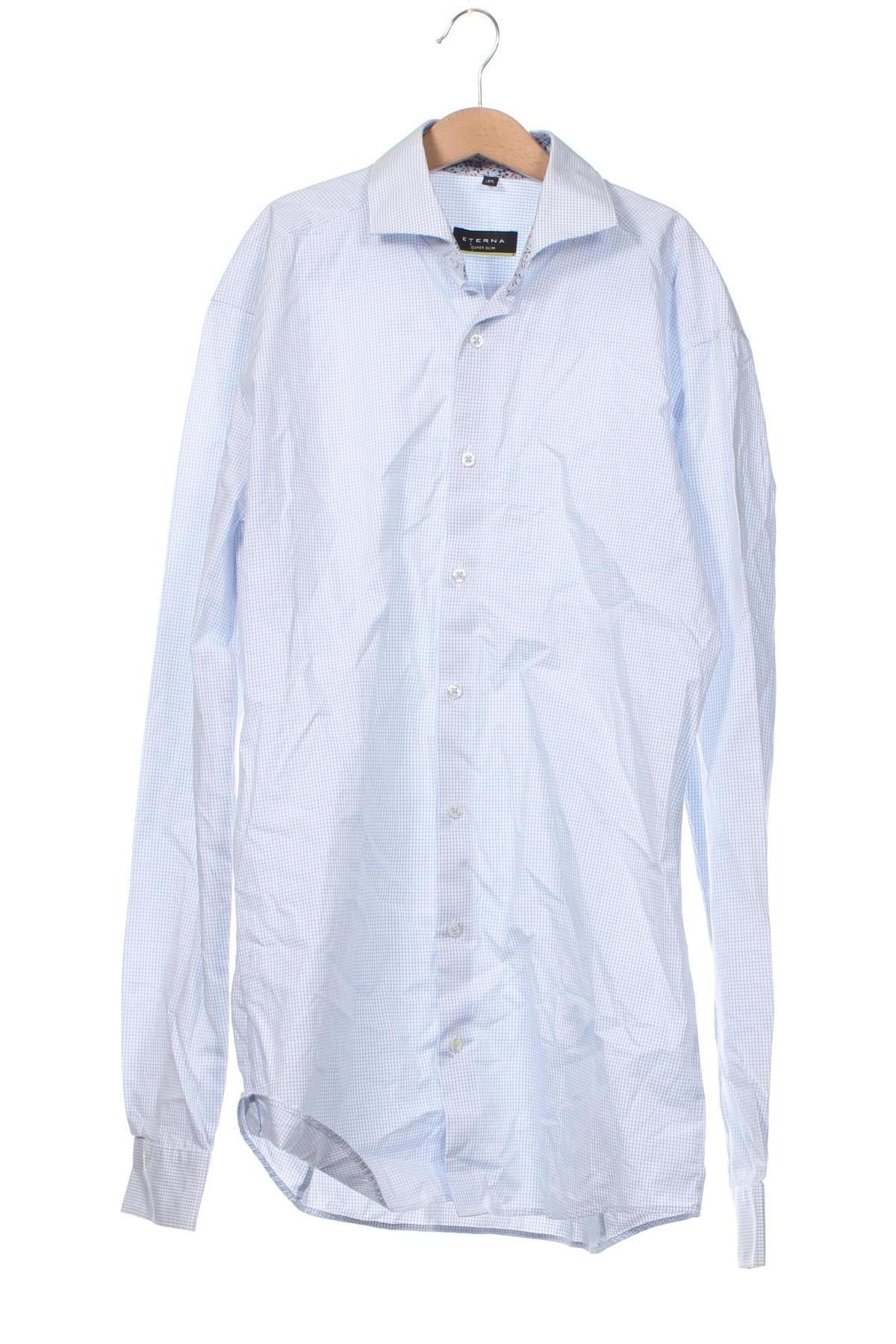 Herrenhemd Eterna, Größe M, Farbe Blau, Preis 12,21 €