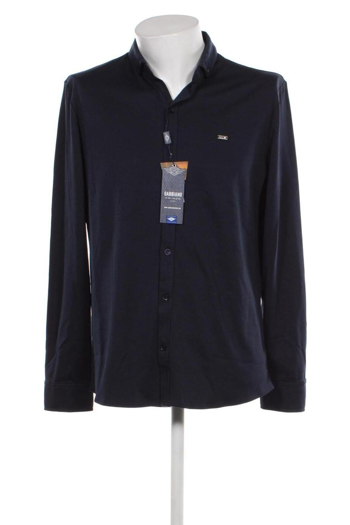 Ανδρικό πουκάμισο Gabbiano, Μέγεθος XL, Χρώμα Μπλέ, Τιμή 37,11 €