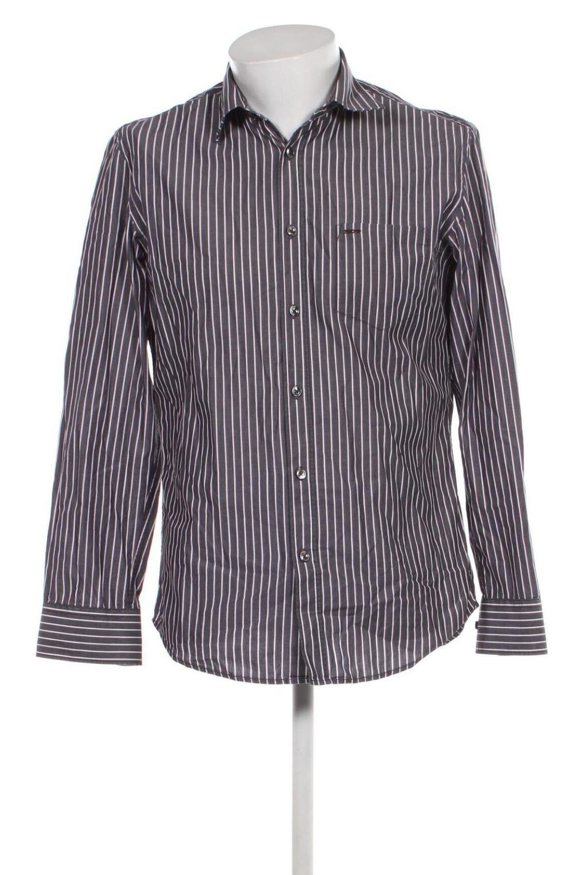 Ανδρικό πουκάμισο Marc O'Polo, Μέγεθος M, Χρώμα Γκρί, Τιμή 6,68 €