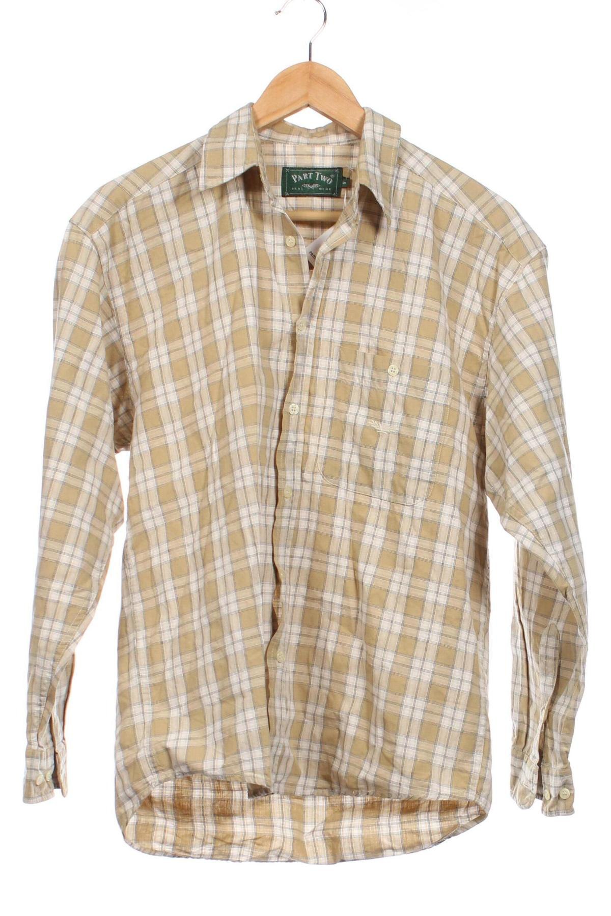Ανδρικό πουκάμισο Part Two, Μέγεθος S, Χρώμα Καφέ, Τιμή 1,60 €