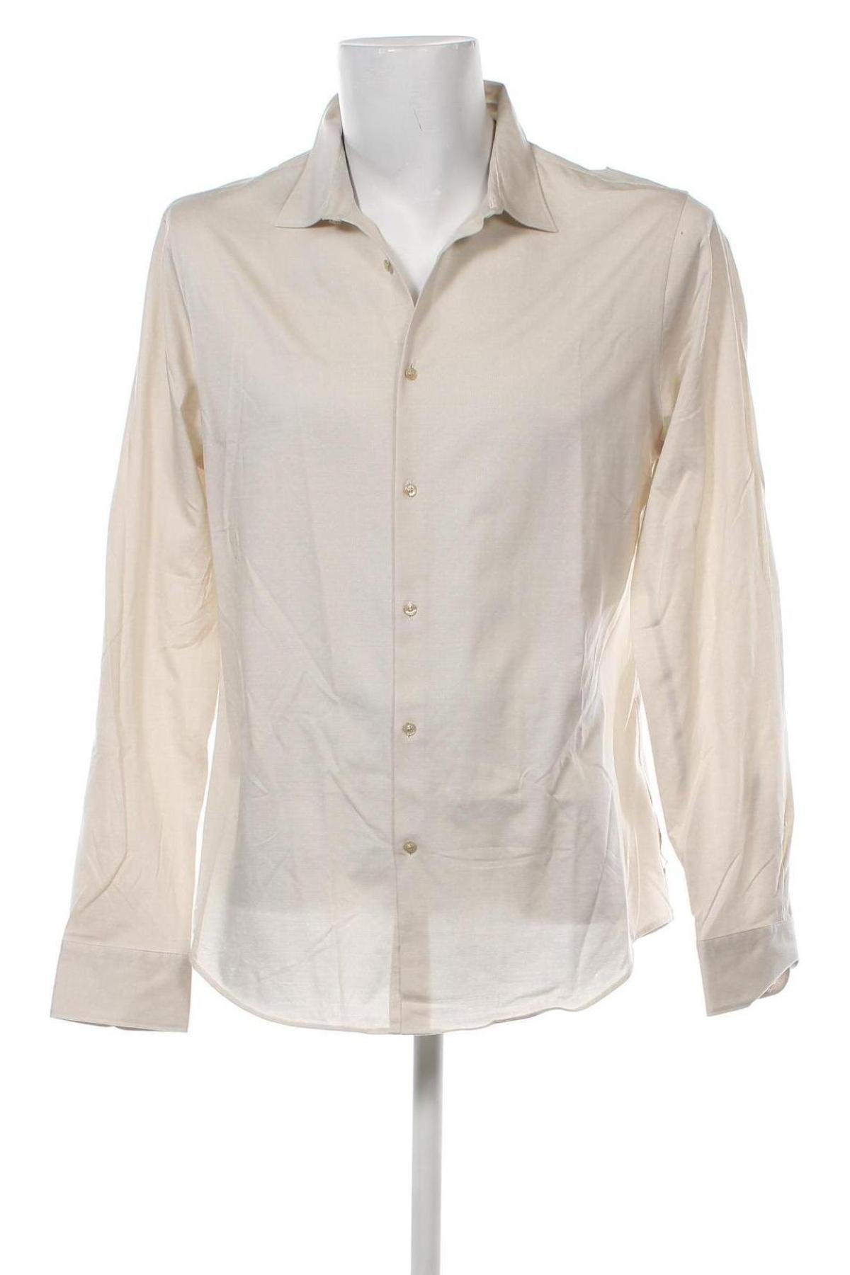 Ανδρικό πουκάμισο Scotch & Soda, Μέγεθος XL, Χρώμα Εκρού, Τιμή 77,32 €