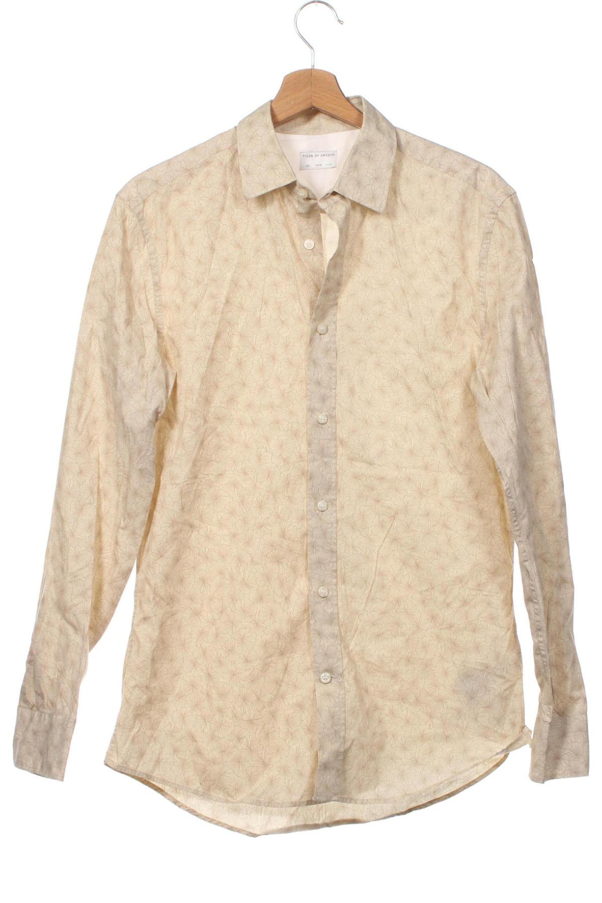 Ανδρικό πουκάμισο Tiger Of Sweden, Μέγεθος M, Χρώμα Εκρού, Τιμή 13,03 €