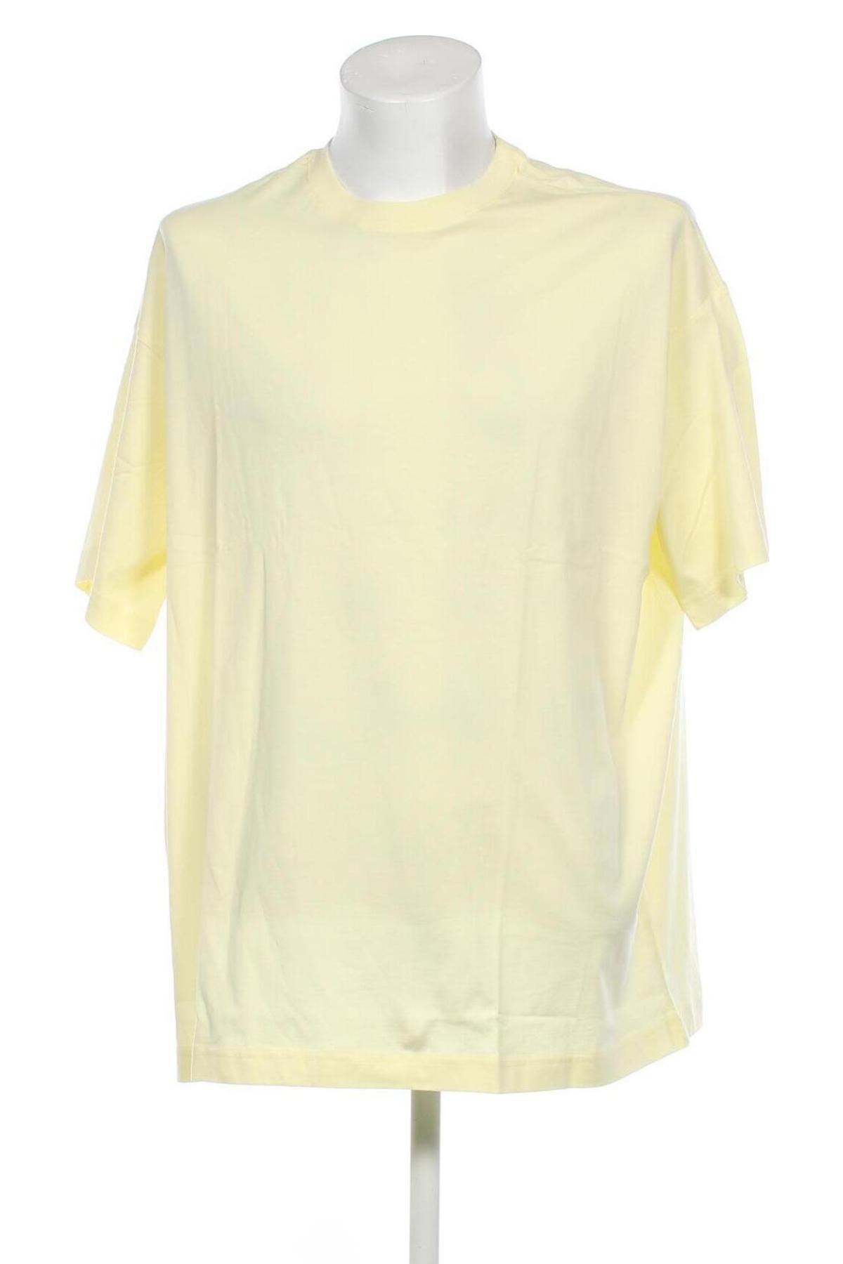 Ανδρικό t-shirt Weekday, Μέγεθος XS, Χρώμα Κίτρινο, Τιμή 4,18 €