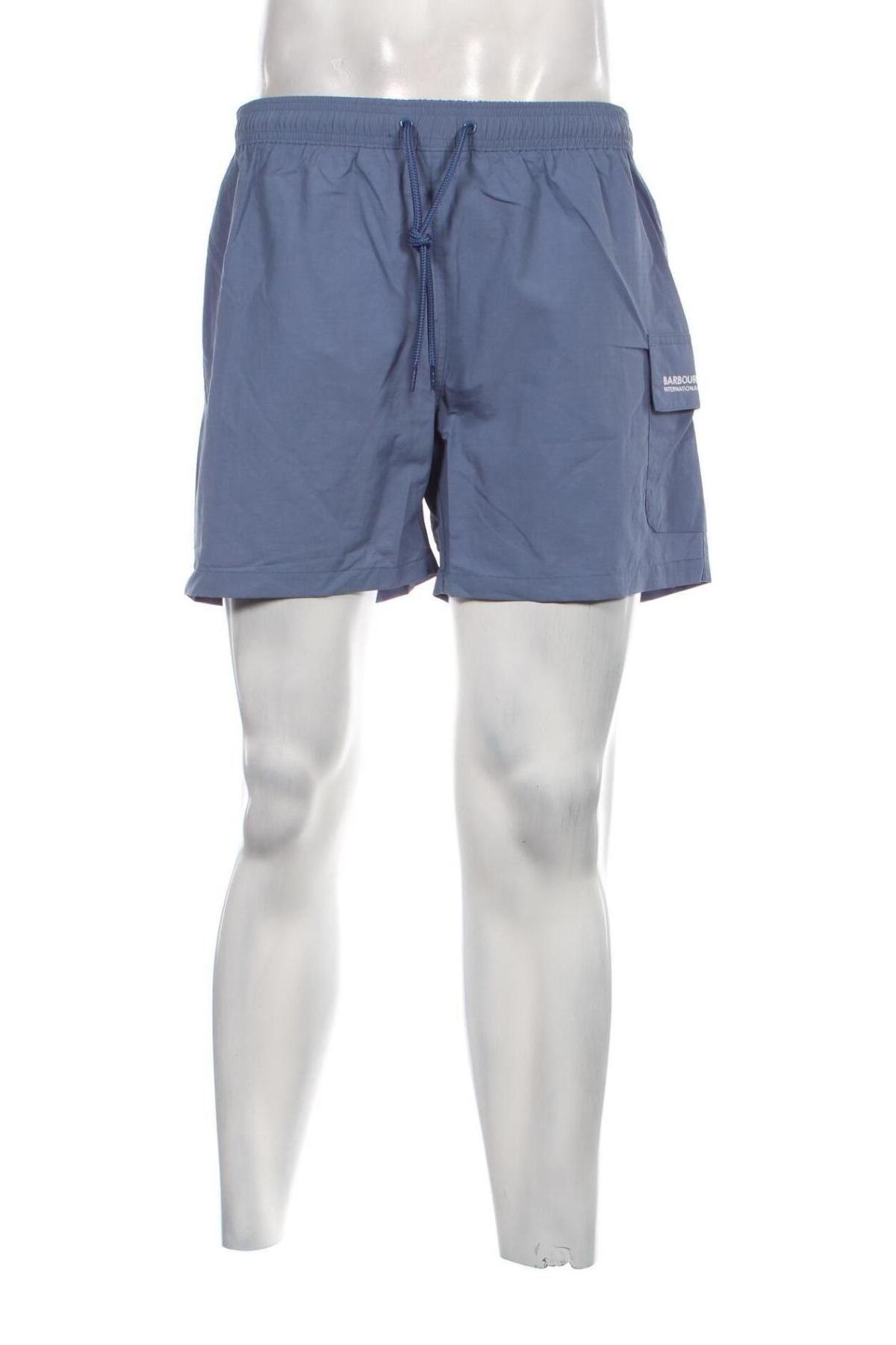 Pantaloni scurți de bărbați Barbour, Mărime L, Culoare Albastru, Preț 296,05 Lei