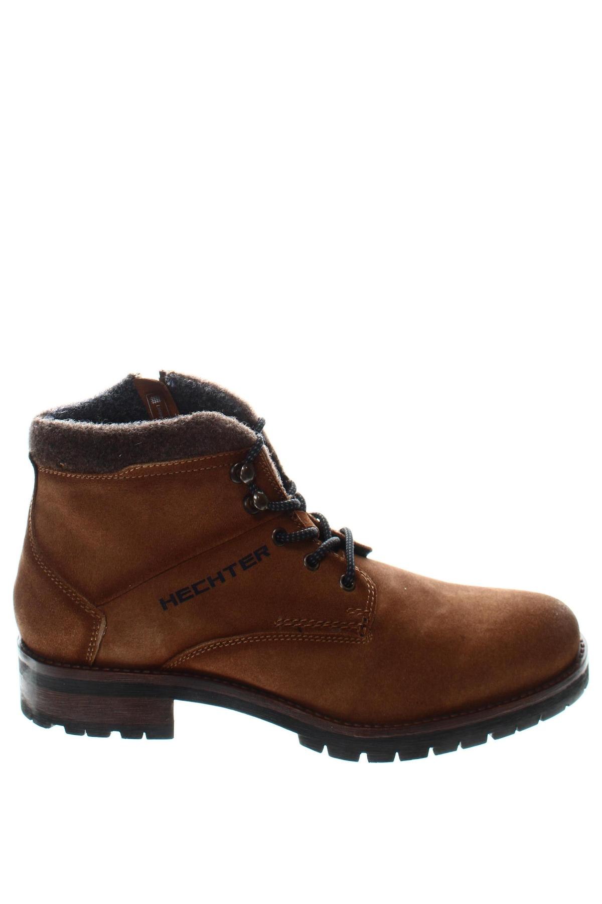 Мъжки обувки Daniel Hechter, Размер 44, Цвят Кафяв, Цена 301,00 лв.