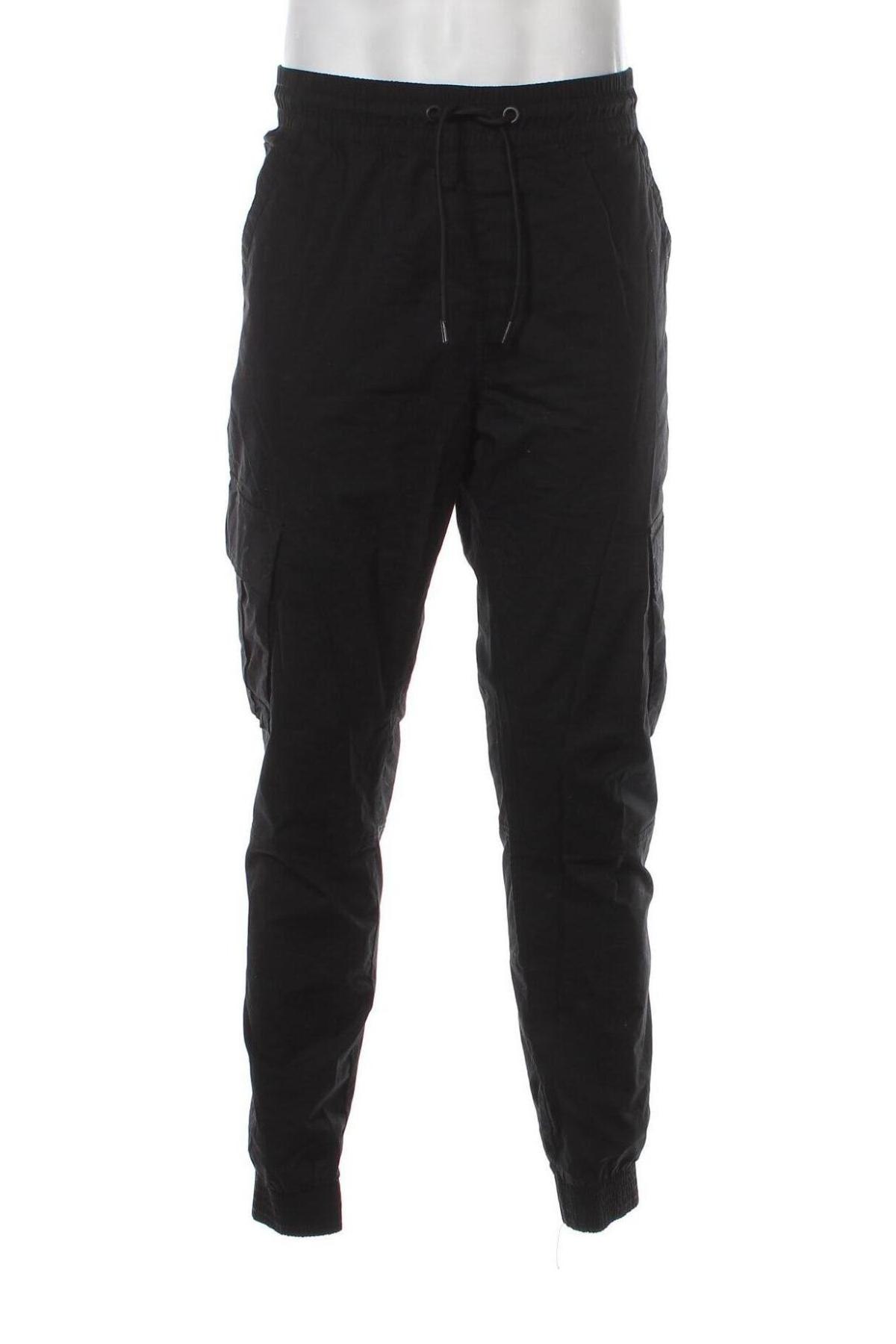 Pantaloni de bărbați Threadbare, Mărime XL, Culoare Negru, Preț 121,05 Lei