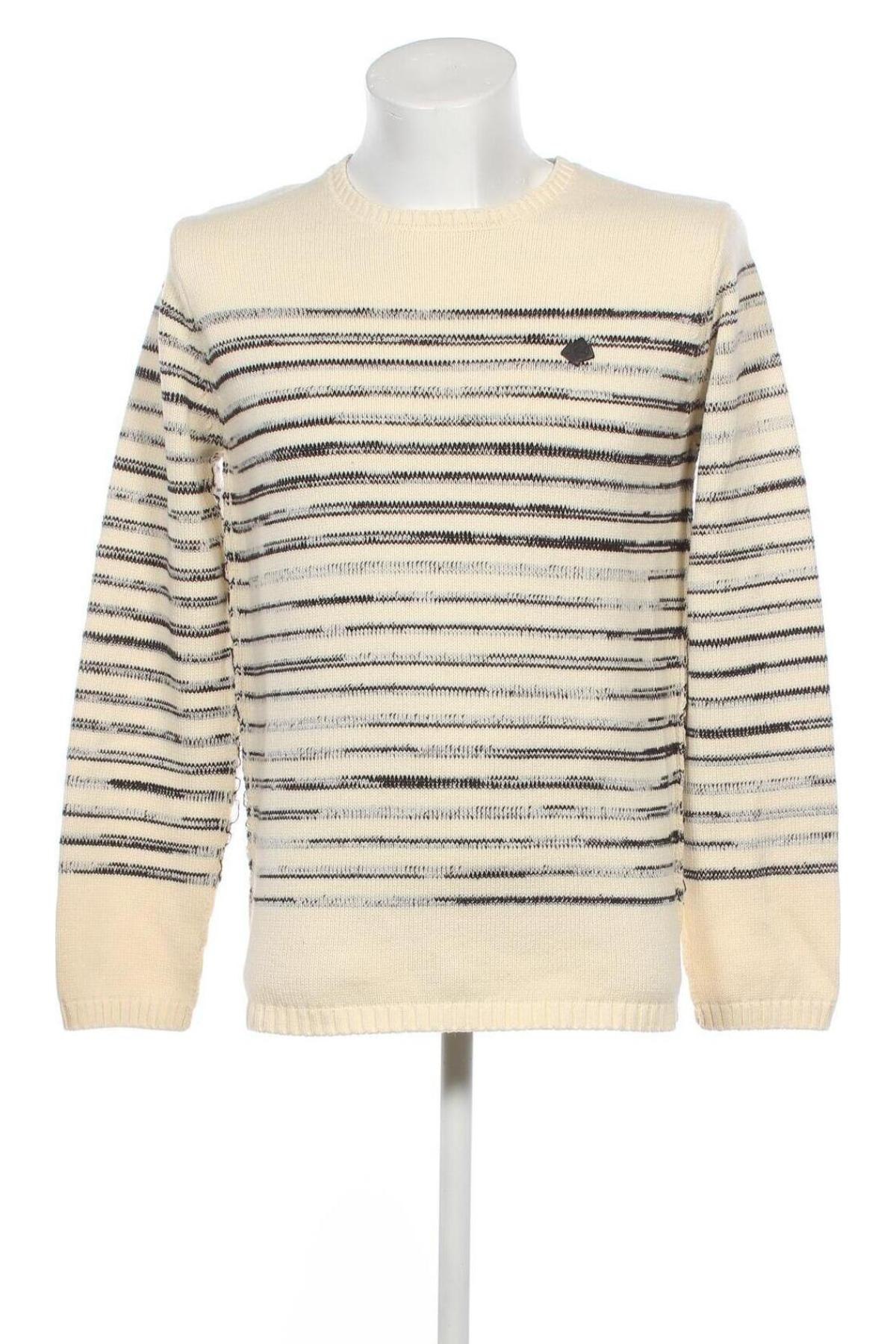 Herrenpullover Khujo, Größe M, Farbe Ecru, Preis 34,02 €