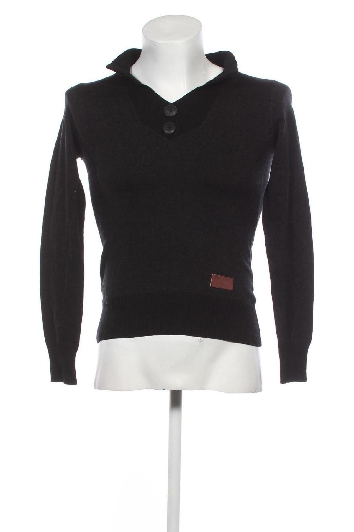 Мъжки пуловер Khujo, Размер S, Цвят Черен, Цена 59,40 лв.