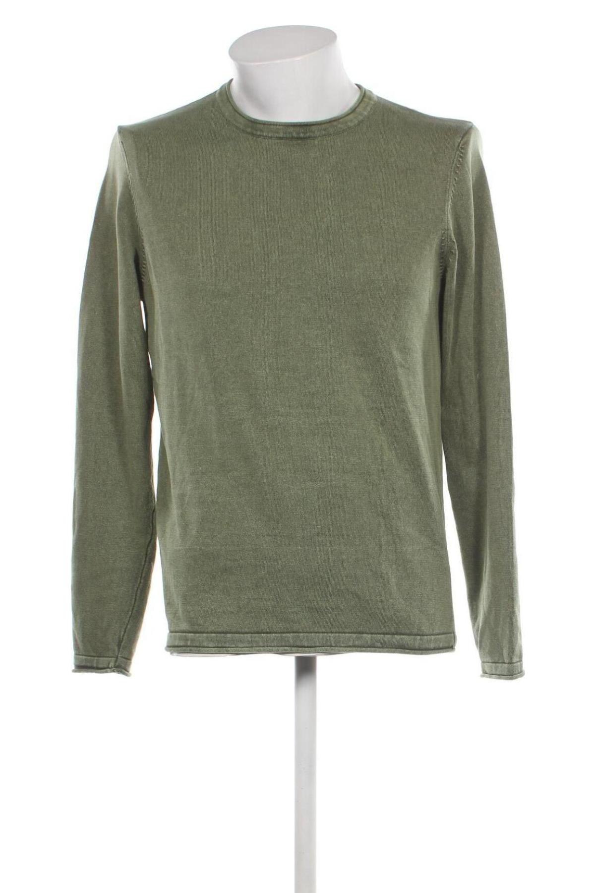 Мъжки пуловер Pier One, Размер M, Цвят Зелен, Цена 16,10 лв.