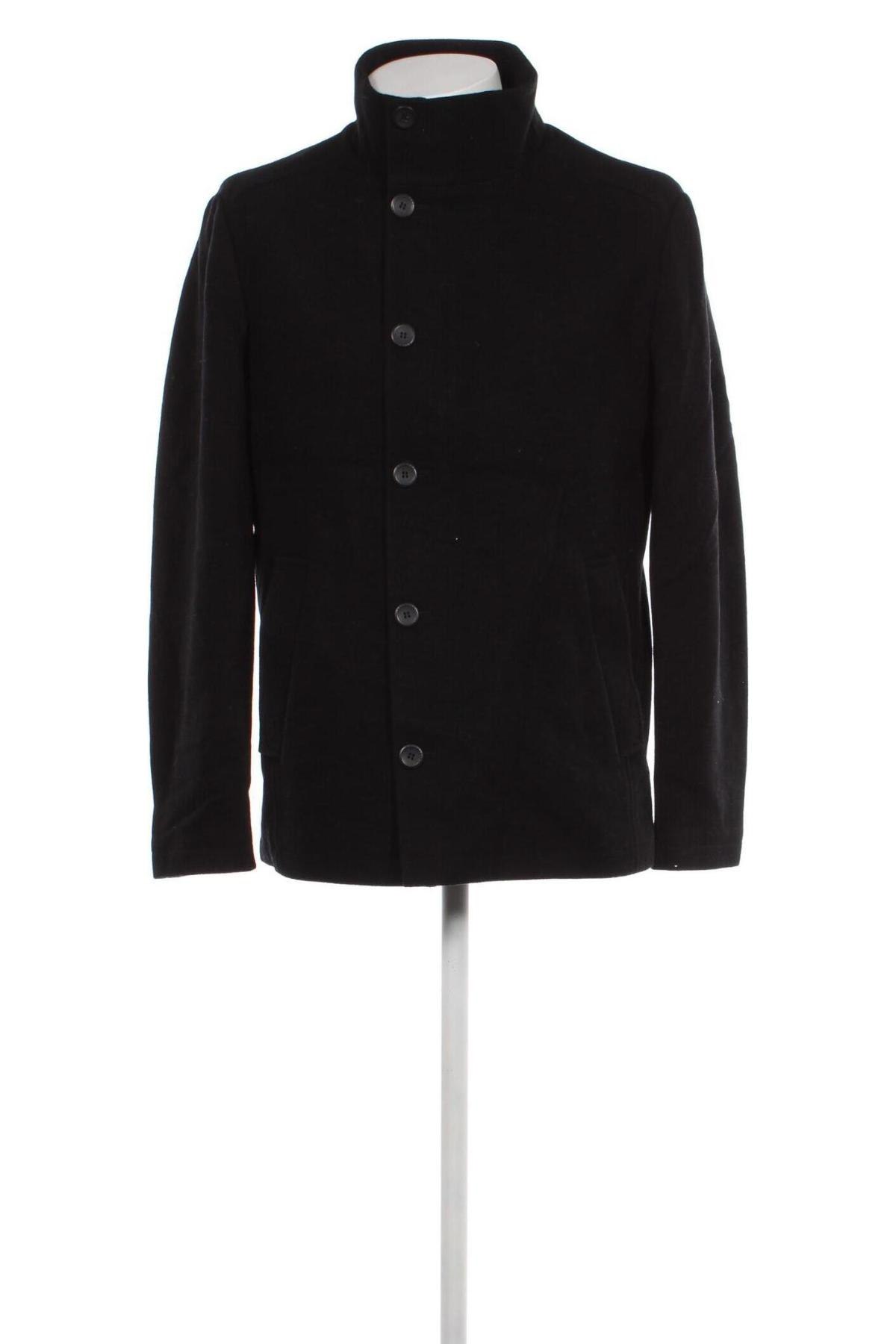Ανδρικά παλτό Jack & Jones PREMIUM, Μέγεθος L, Χρώμα Μαύρο, Τιμή 49,88 €