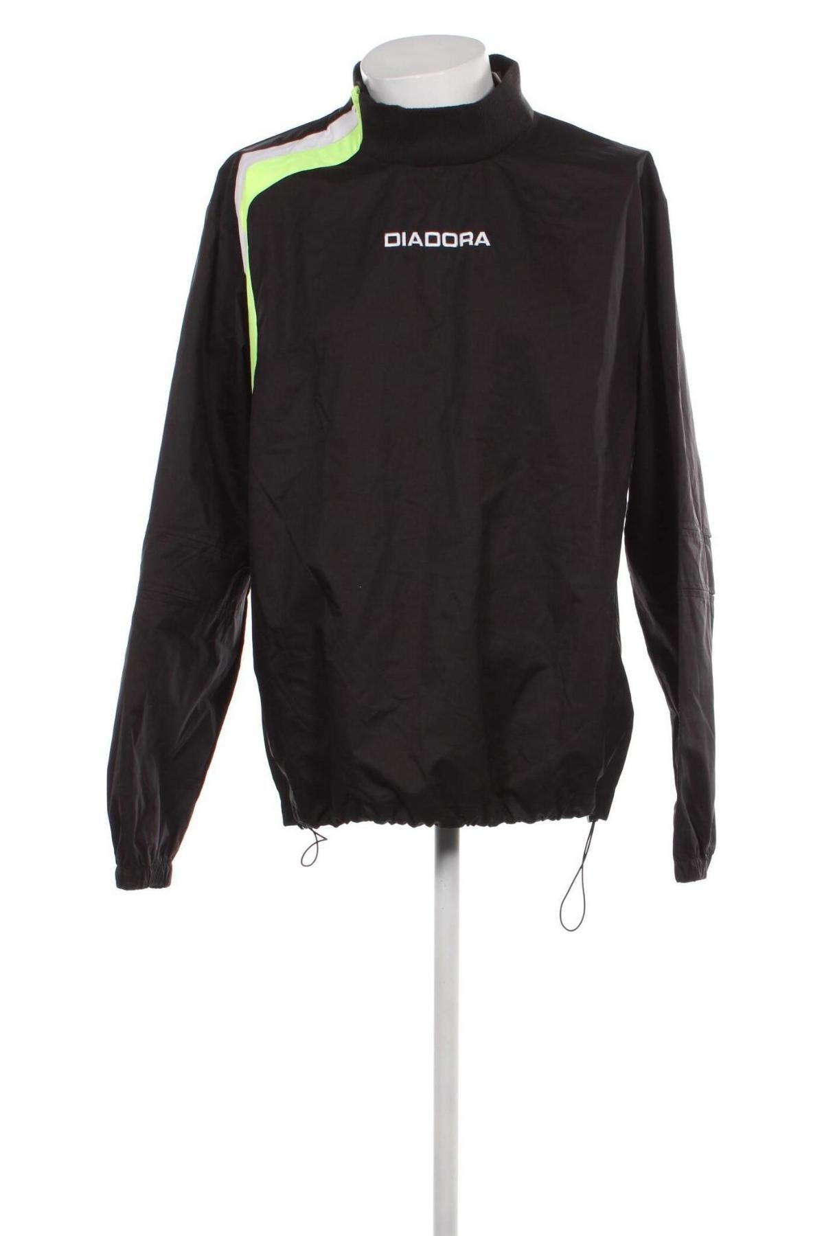 Ανδρικό αθλητικό μπουφάν Diadora, Μέγεθος XL, Χρώμα Μαύρο, Τιμή 44,54 €