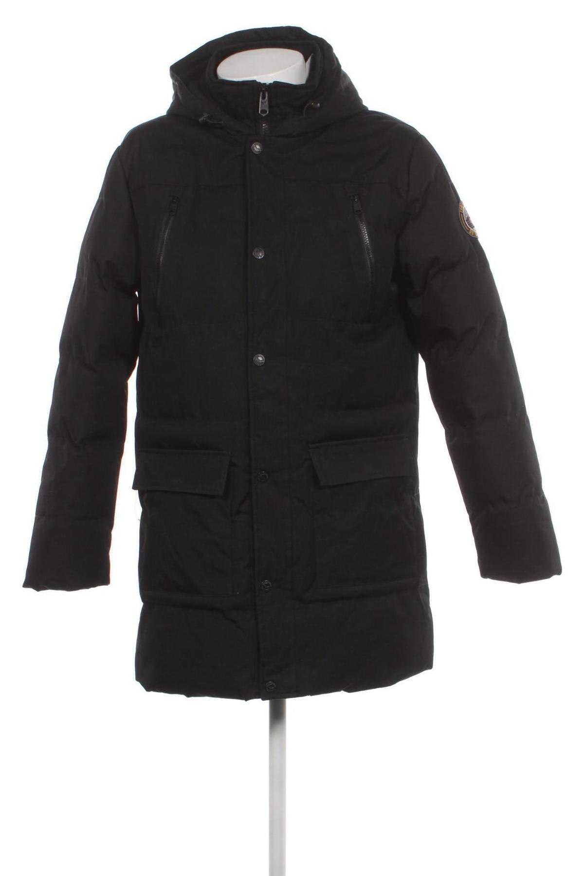 Herrenjacke Threadbare, Größe M, Farbe Schwarz, Preis € 47,94