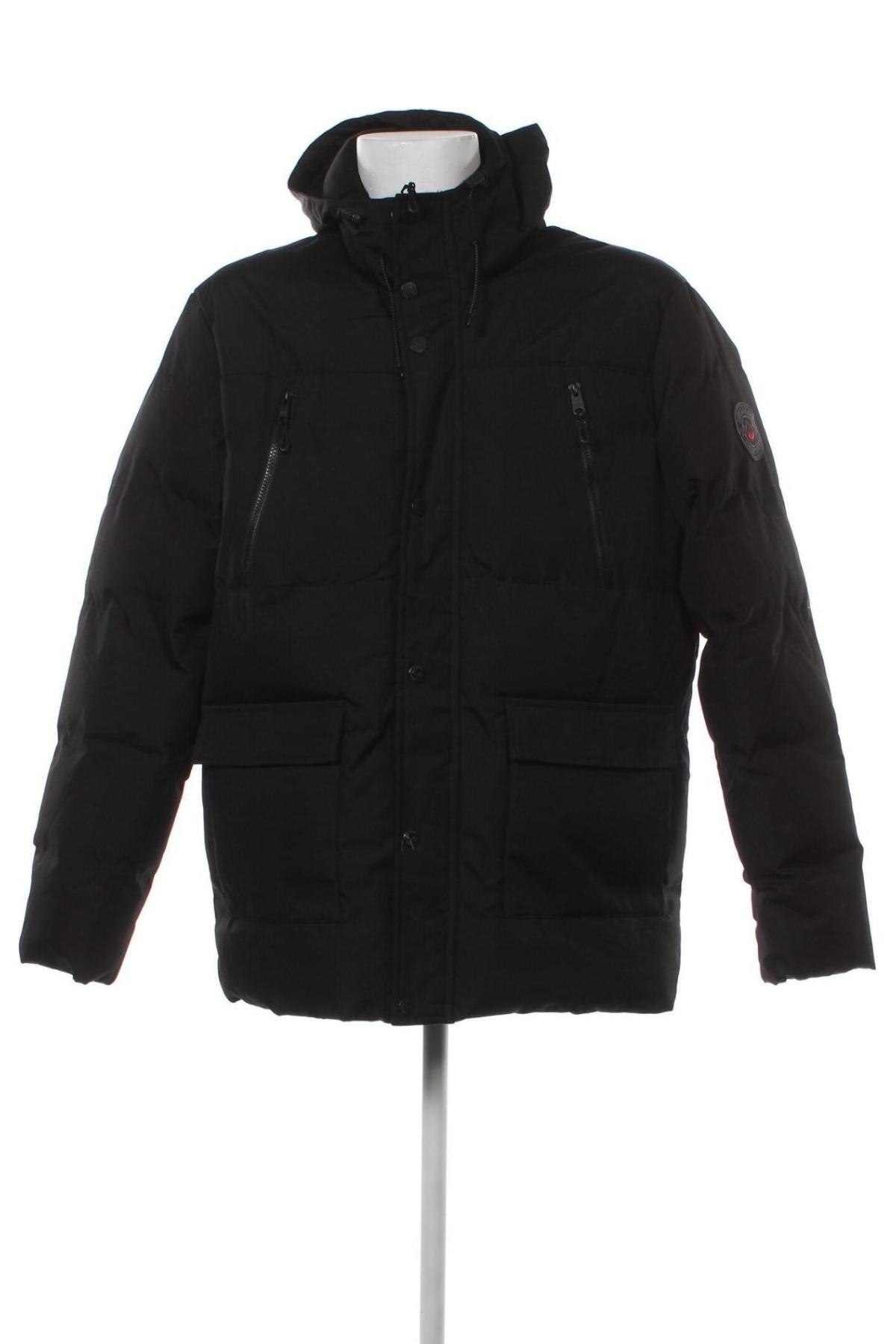 Herrenjacke Threadbare, Größe XXL, Farbe Schwarz, Preis € 25,41