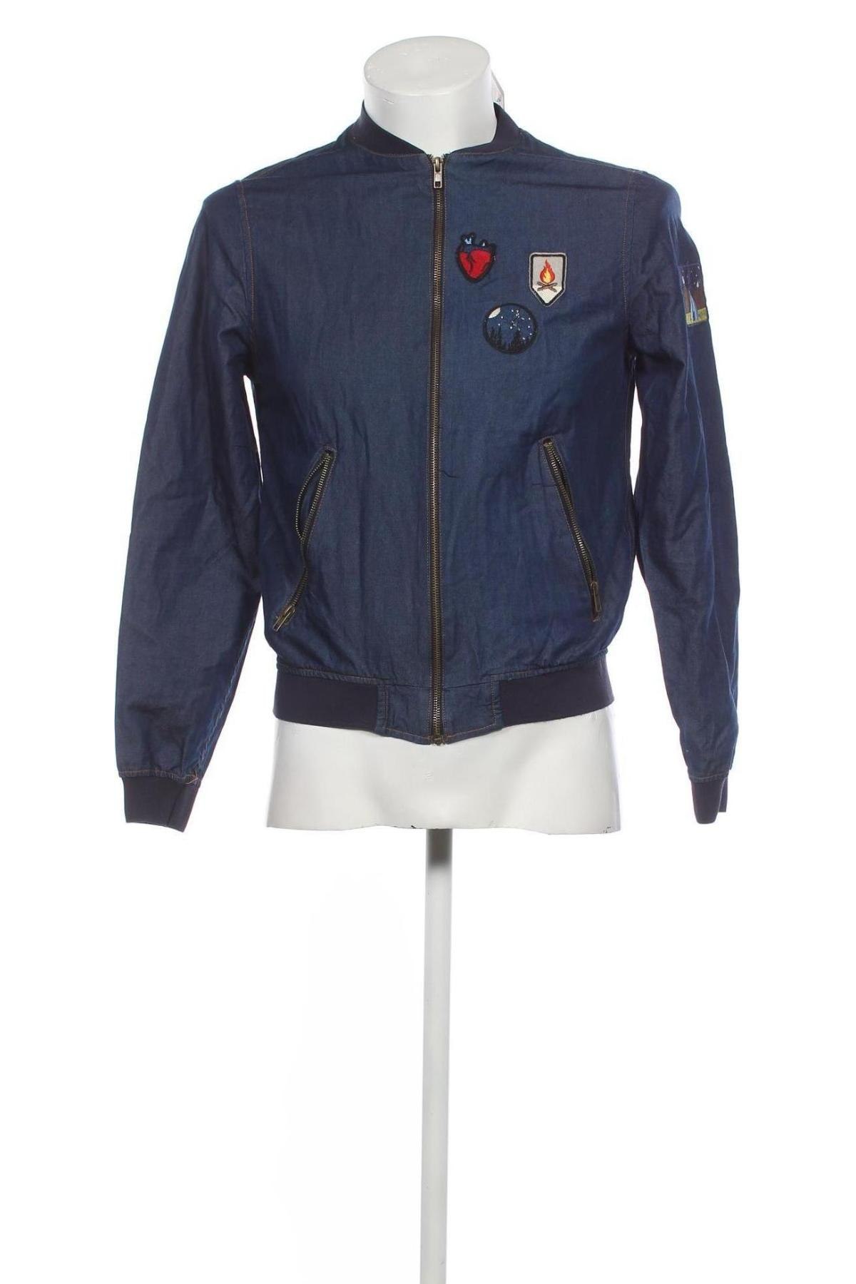 Pánská bunda  Zara Man, Velikost XS, Barva Modrá, Cena  194,00 Kč