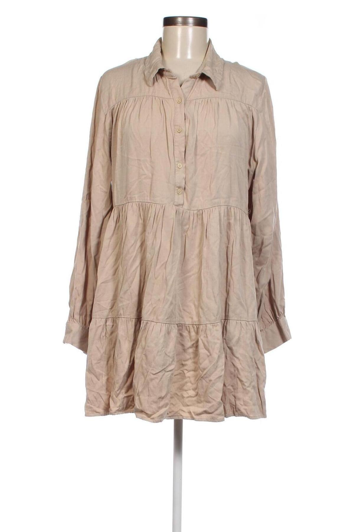 Šaty  Amisu, Veľkosť XL, Farba Béžová, Cena  8,55 €