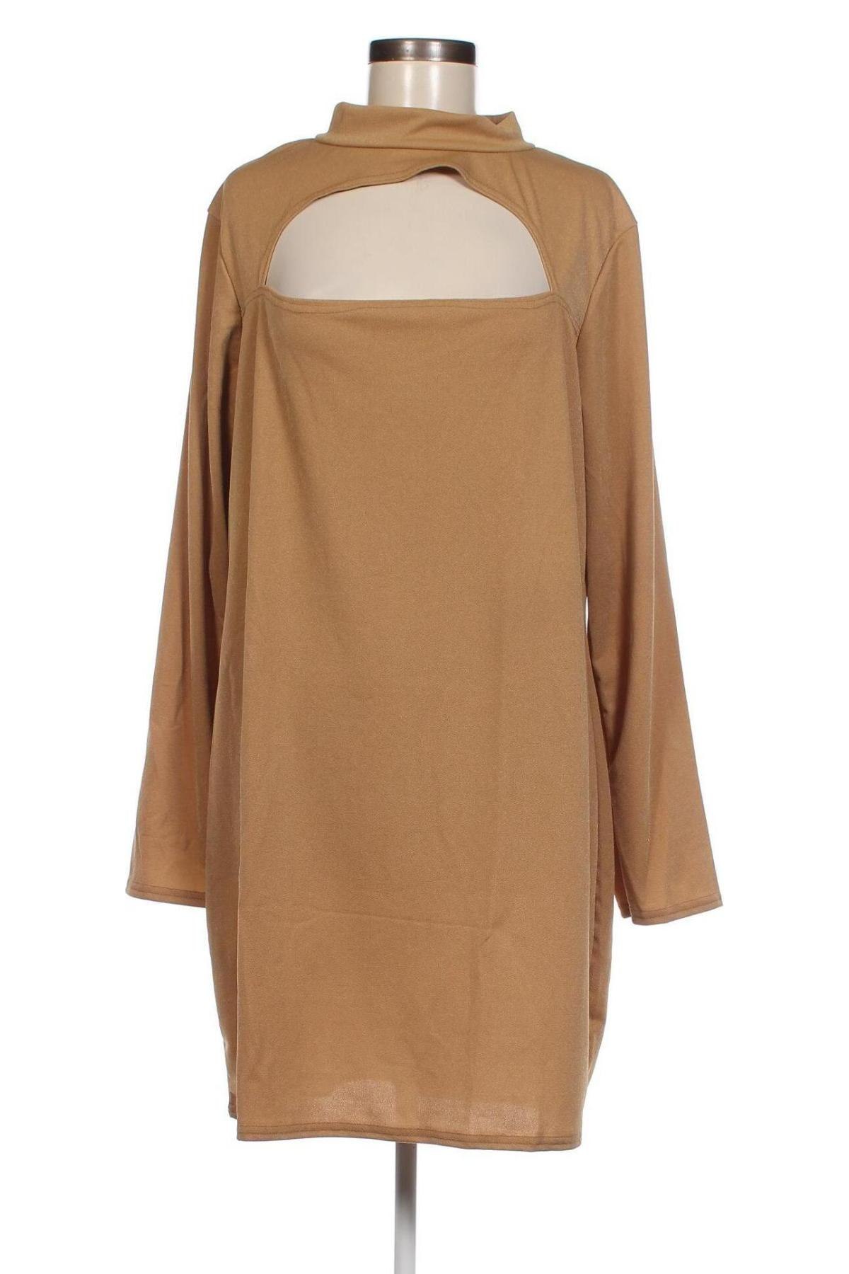 Kleid Boohoo, Größe 3XL, Farbe Beige, Preis 8,06 €