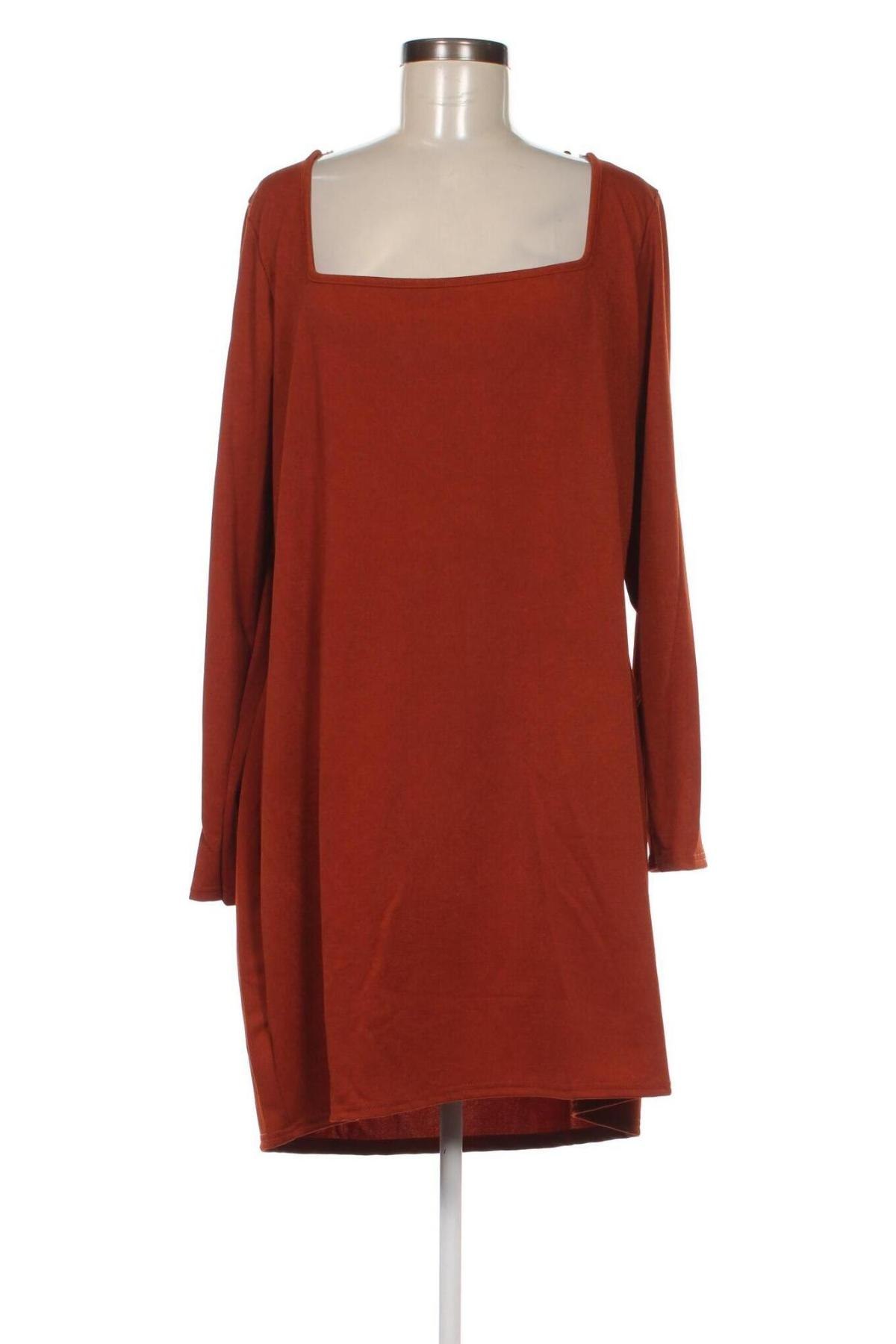 Kleid Boohoo, Größe 3XL, Farbe Braun, Preis 8,30 €