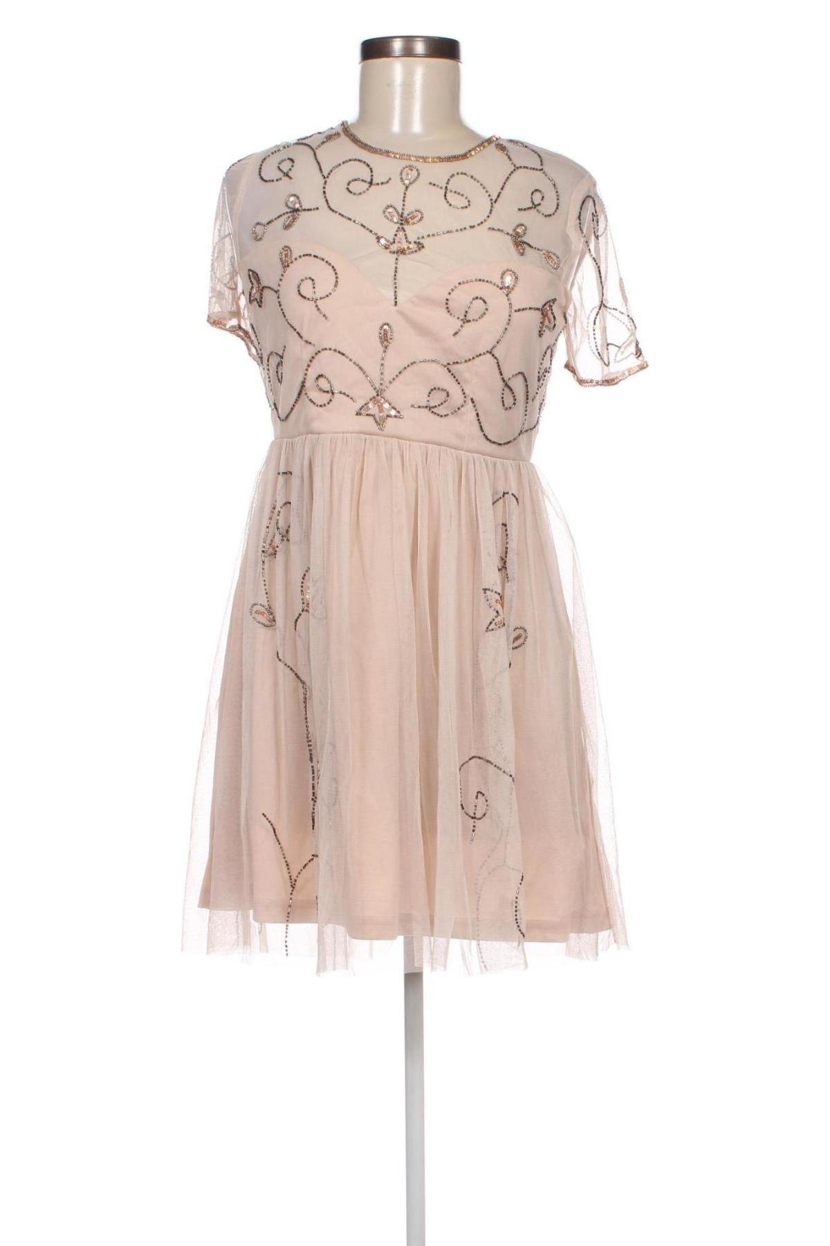 Kleid Boohoo, Größe M, Farbe Beige, Preis € 40,36