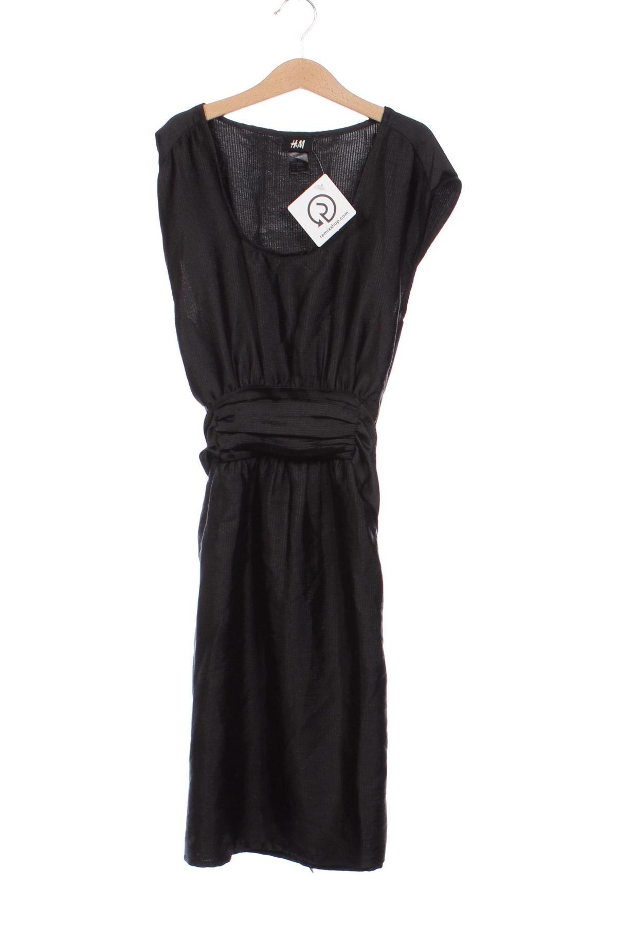 Kleid H&M, Größe XS, Farbe Schwarz, Preis 5,65 €