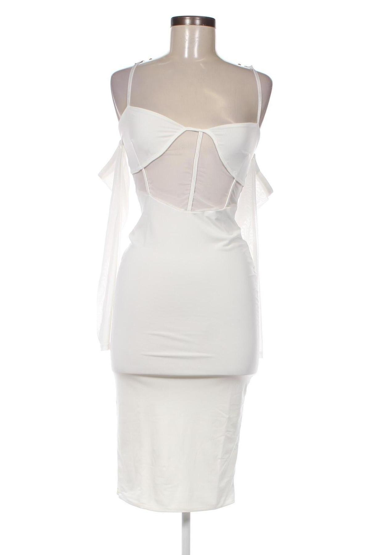 Kleid Missy Empire, Größe M, Farbe Weiß, Preis 14,86 €